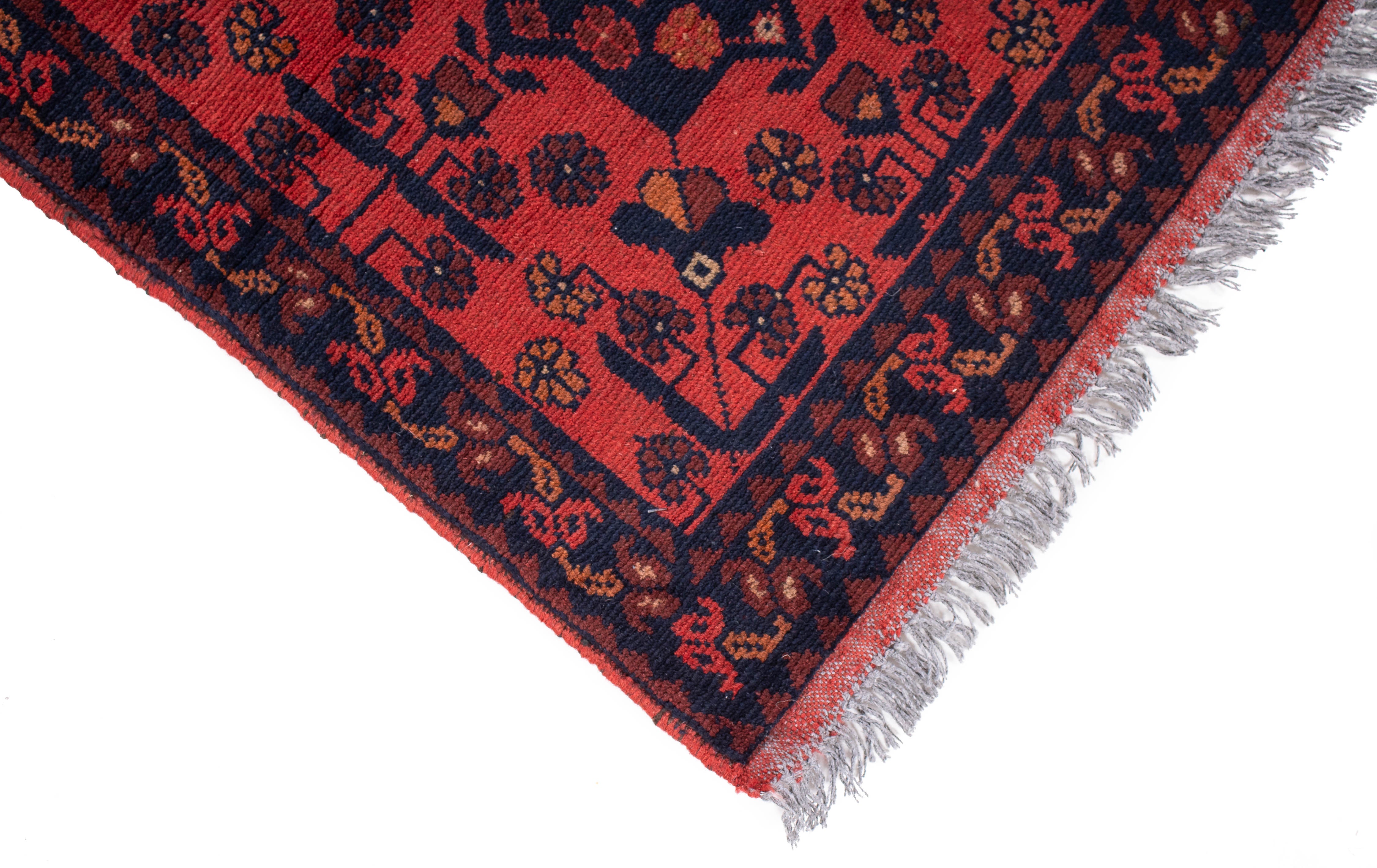 Afghan Turkman Rug <br> 1'10 x 5'2