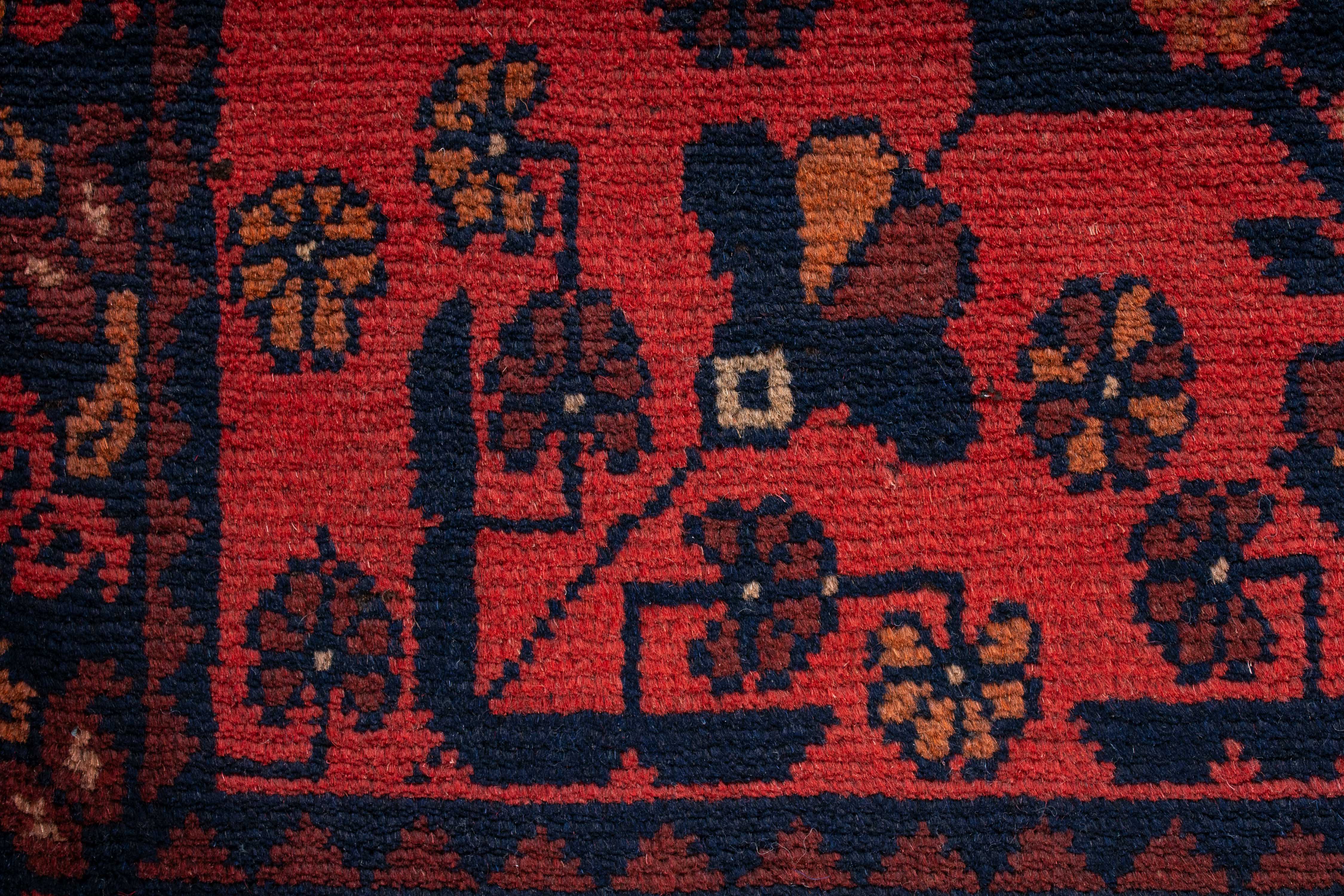 Afghan Turkman Rug <br> 1'10 x 5'2