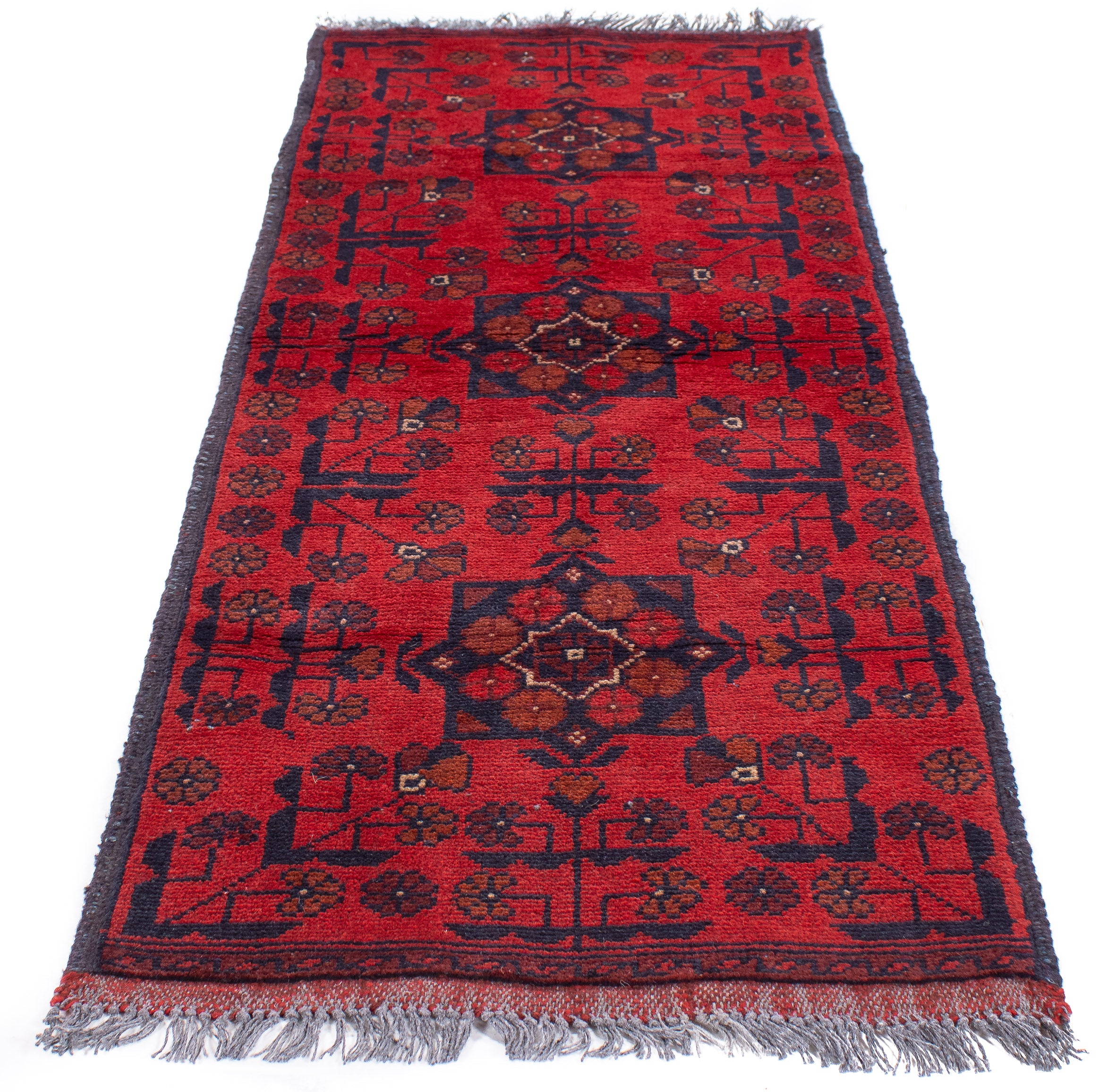 Afghan Turkman Rug <br> 1'10 x 4'10