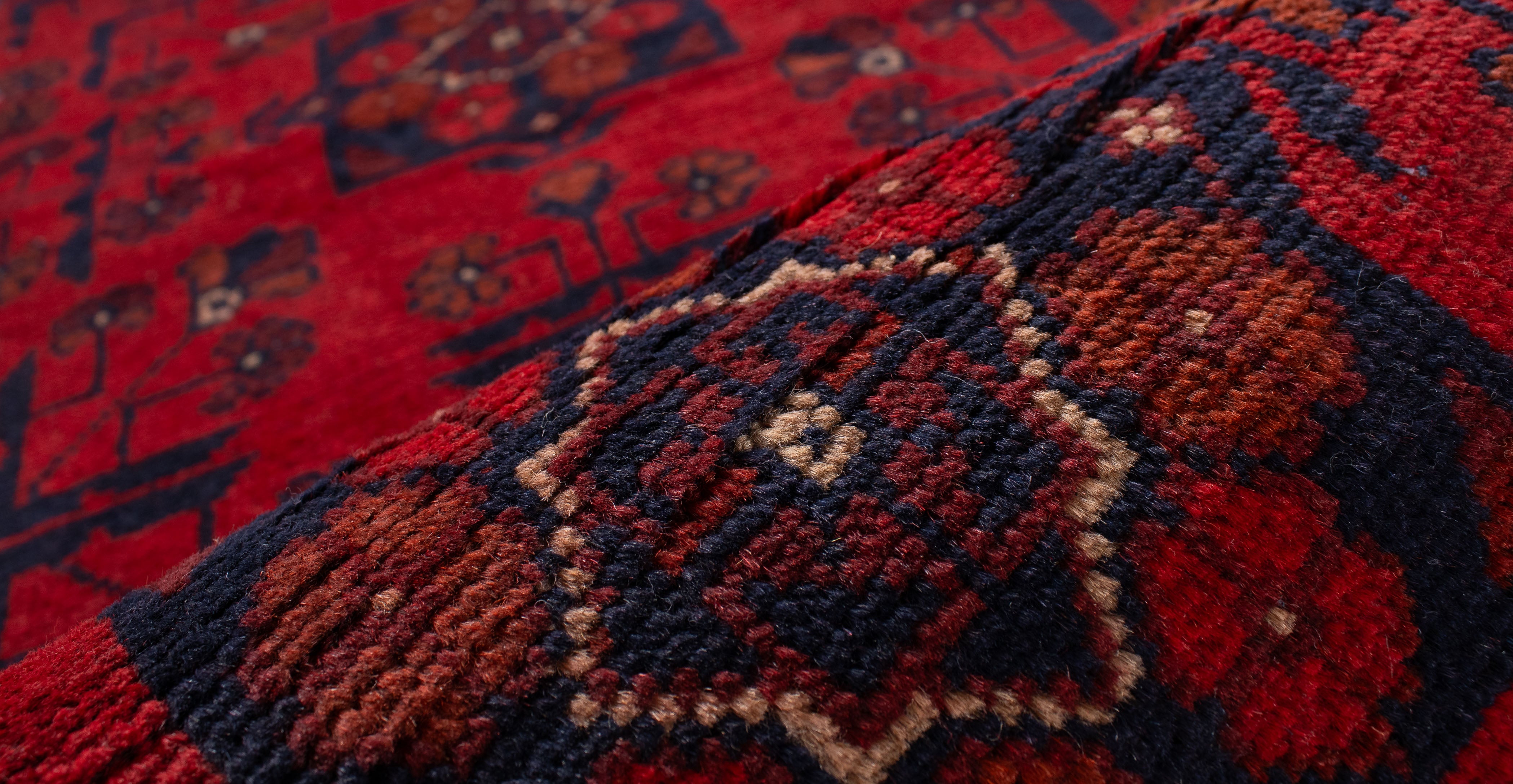 Afghan Turkman Rug <br> 1'10 x 4'10