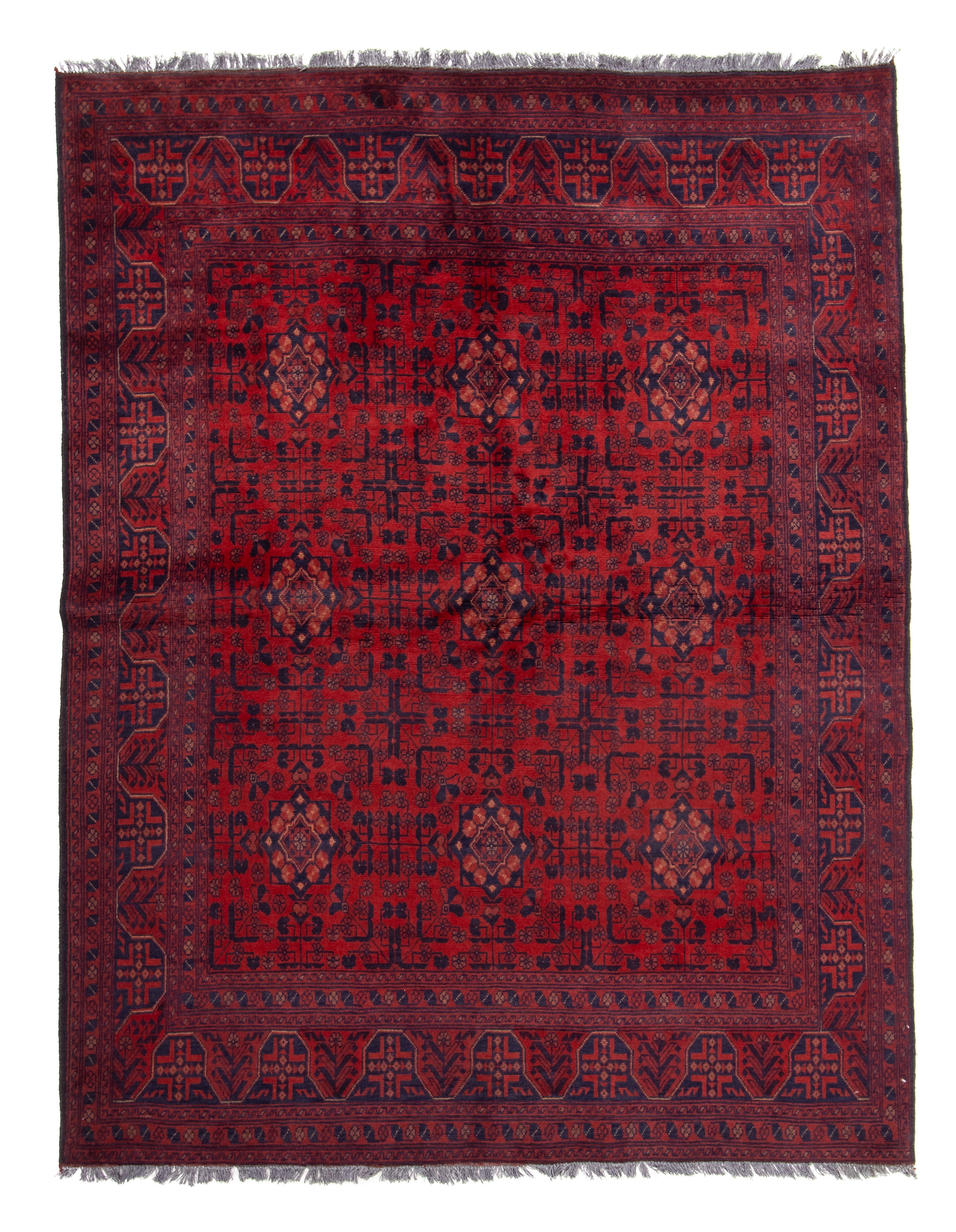 Afghan Turkman Rug <br> 5'10 x 7'8