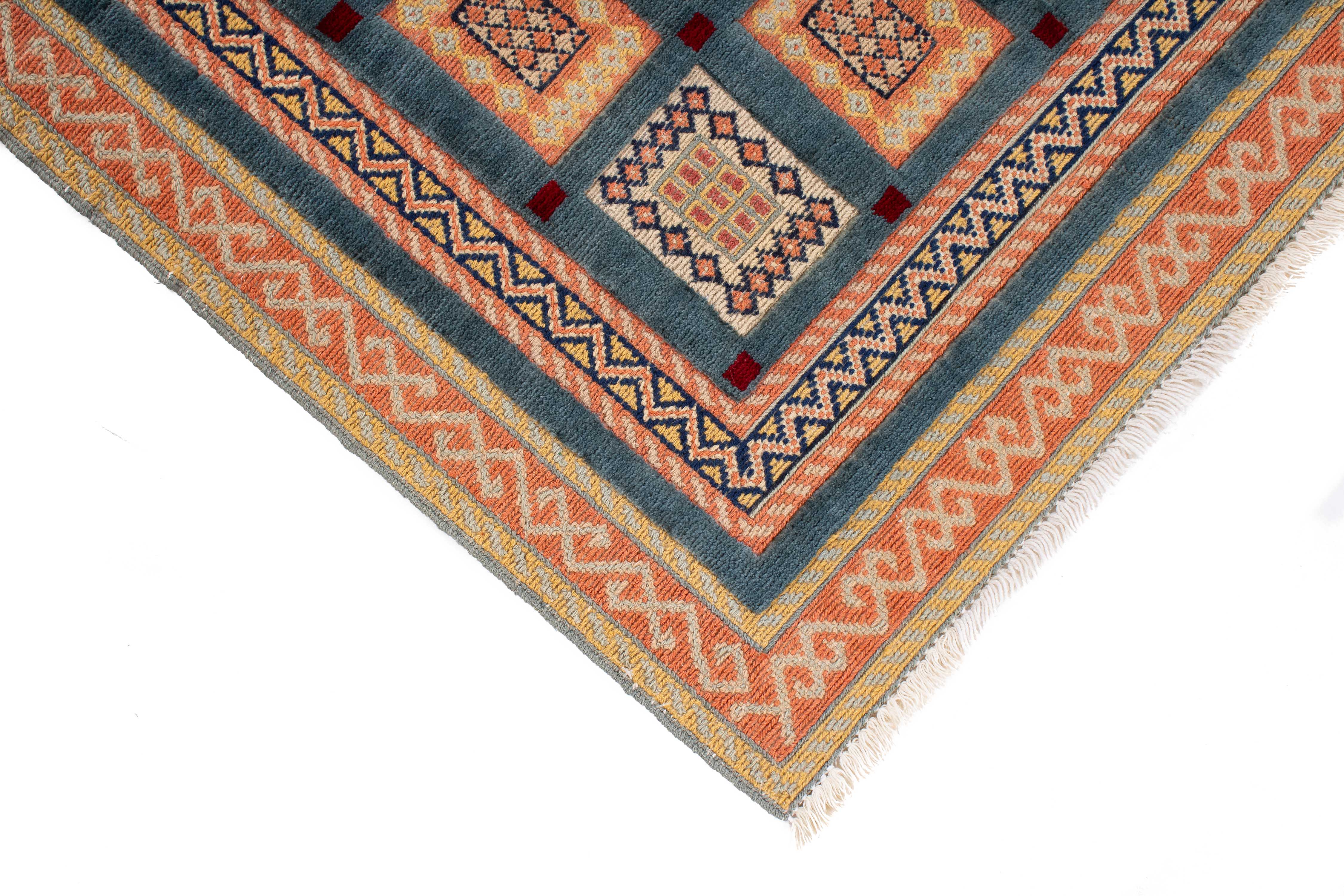 Pakistan Gabbeh Rug <br> 3'2 x 4'10