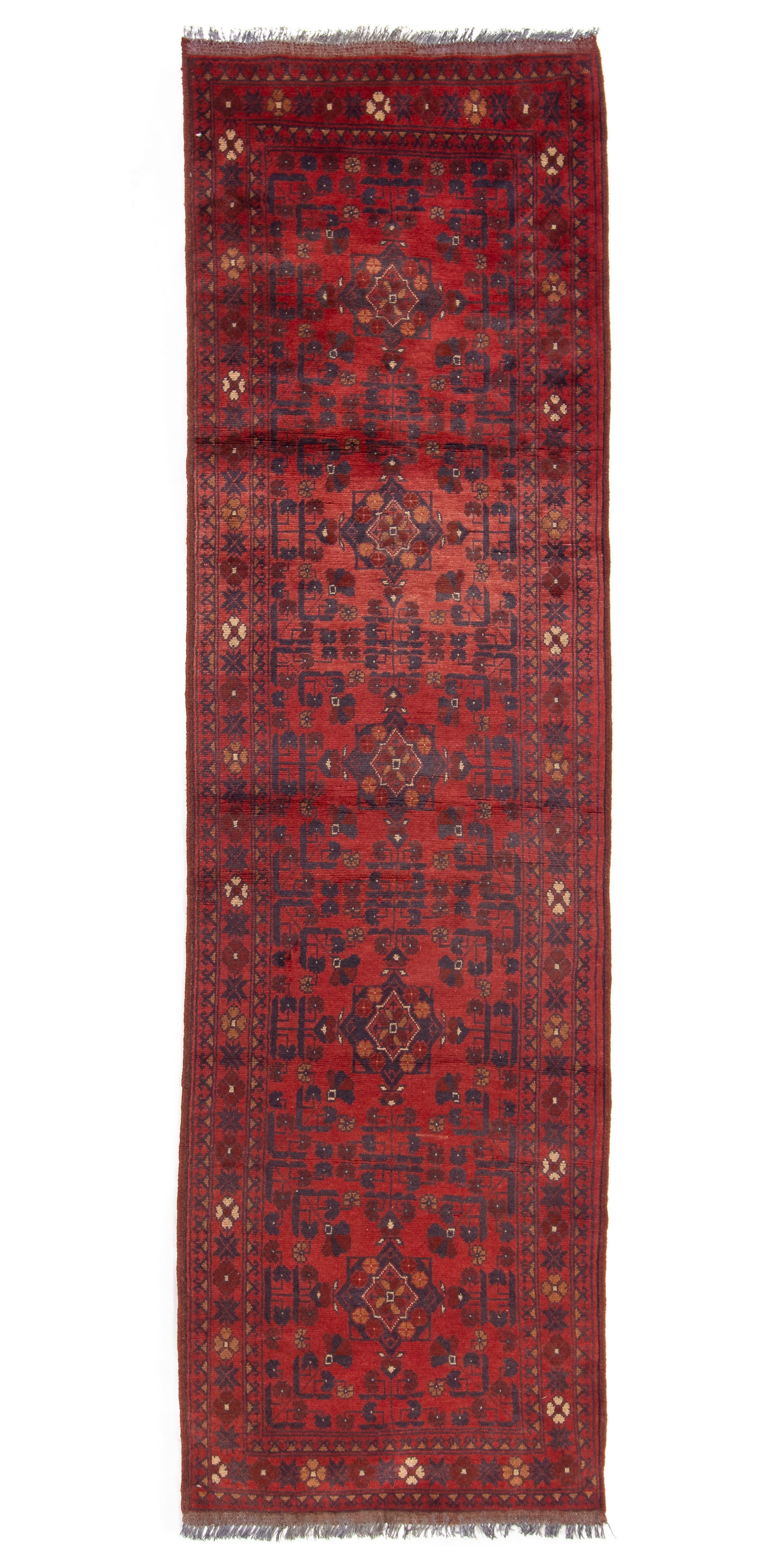 Afghan Turkman Rug <br> 2'8 x 9'8