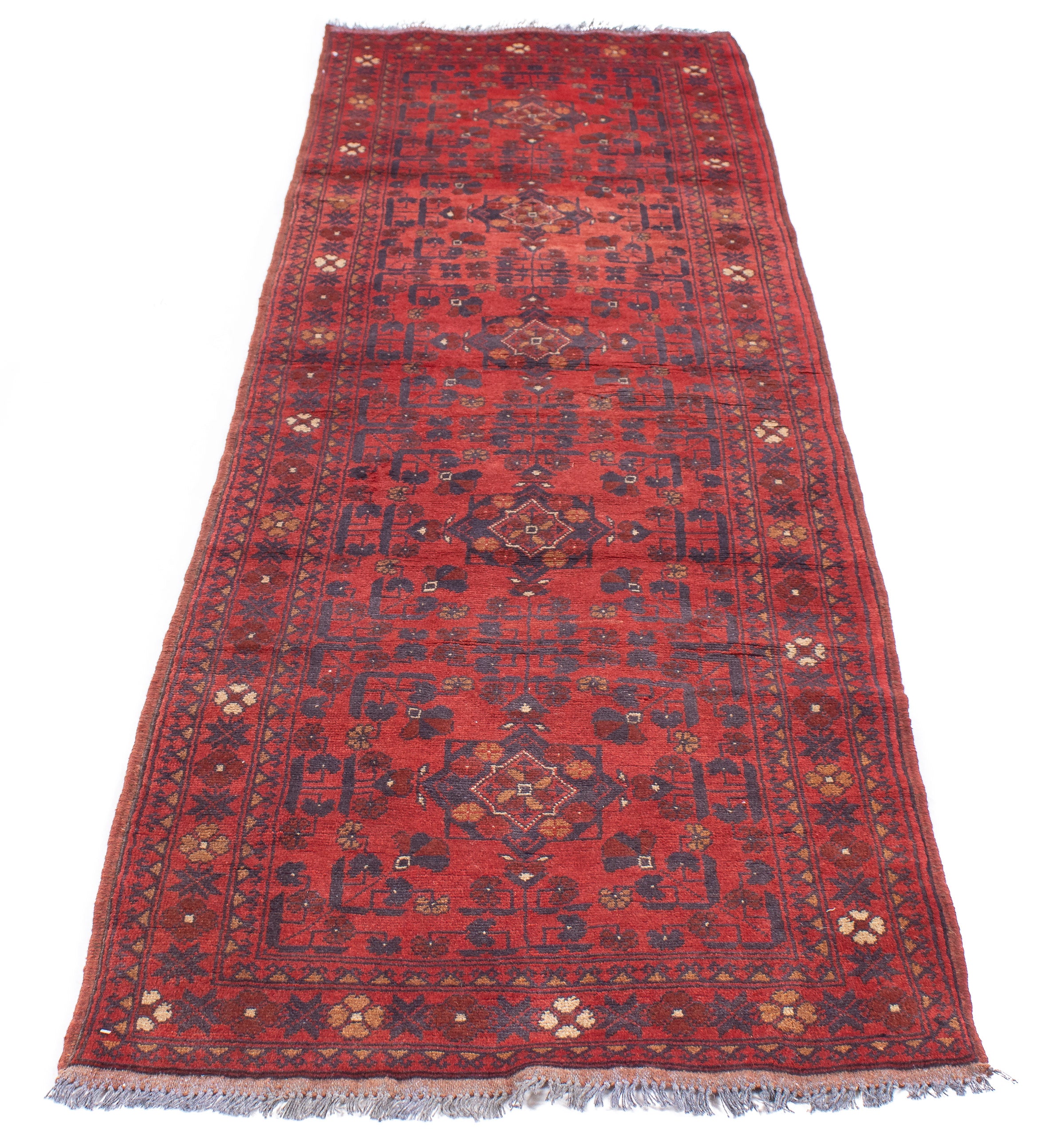 Afghan Turkman Rug <br> 2'8 x 9'8