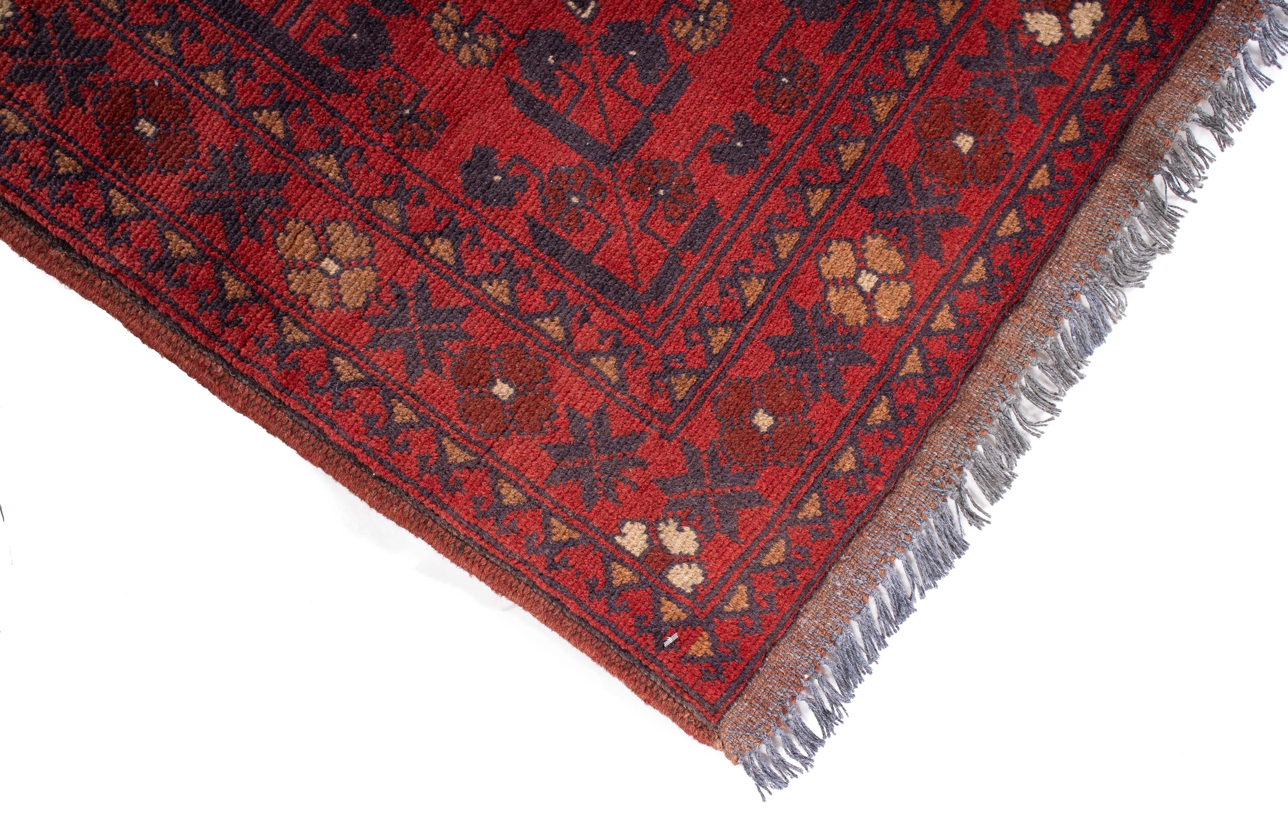 Afghan Turkman Rug <br> 2'8 x 9'8