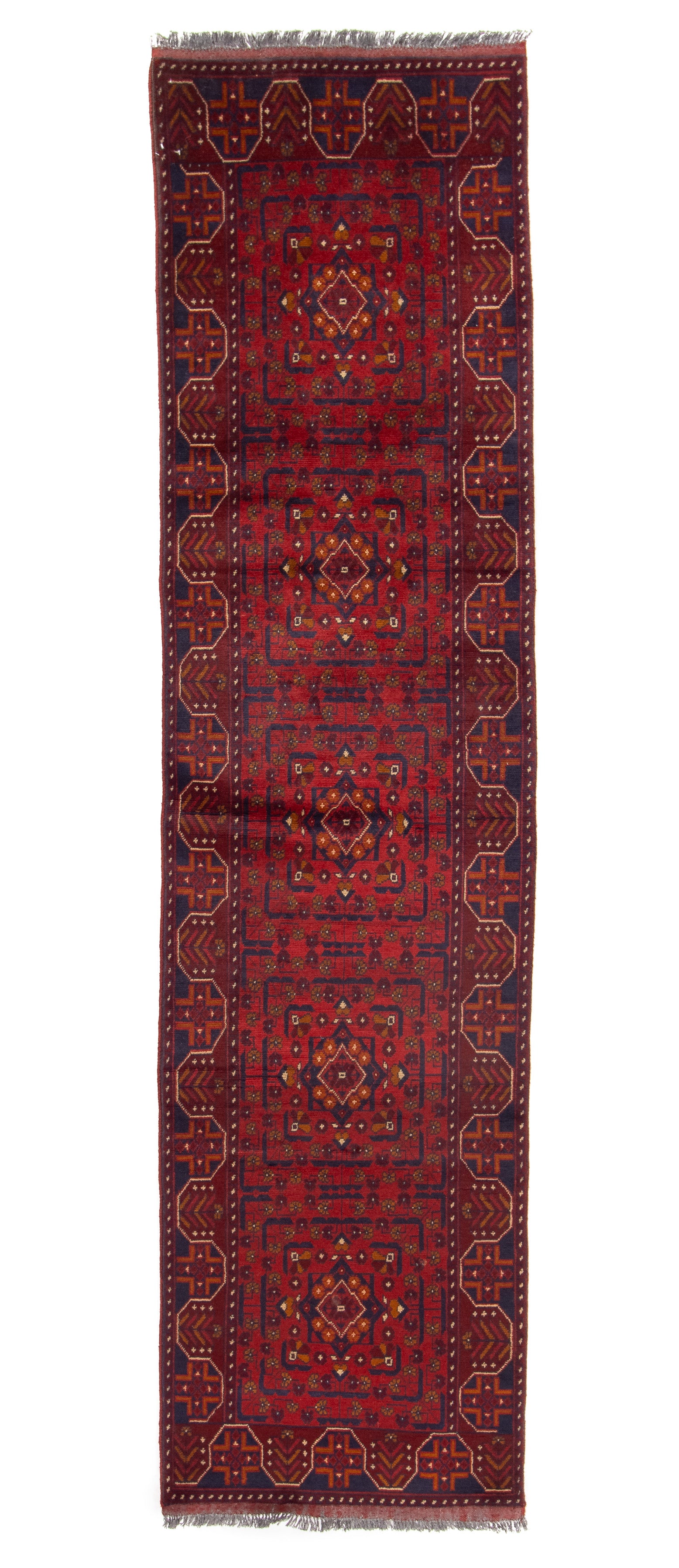 Afghan Turkman Rug <br> 2'6 x 9'8