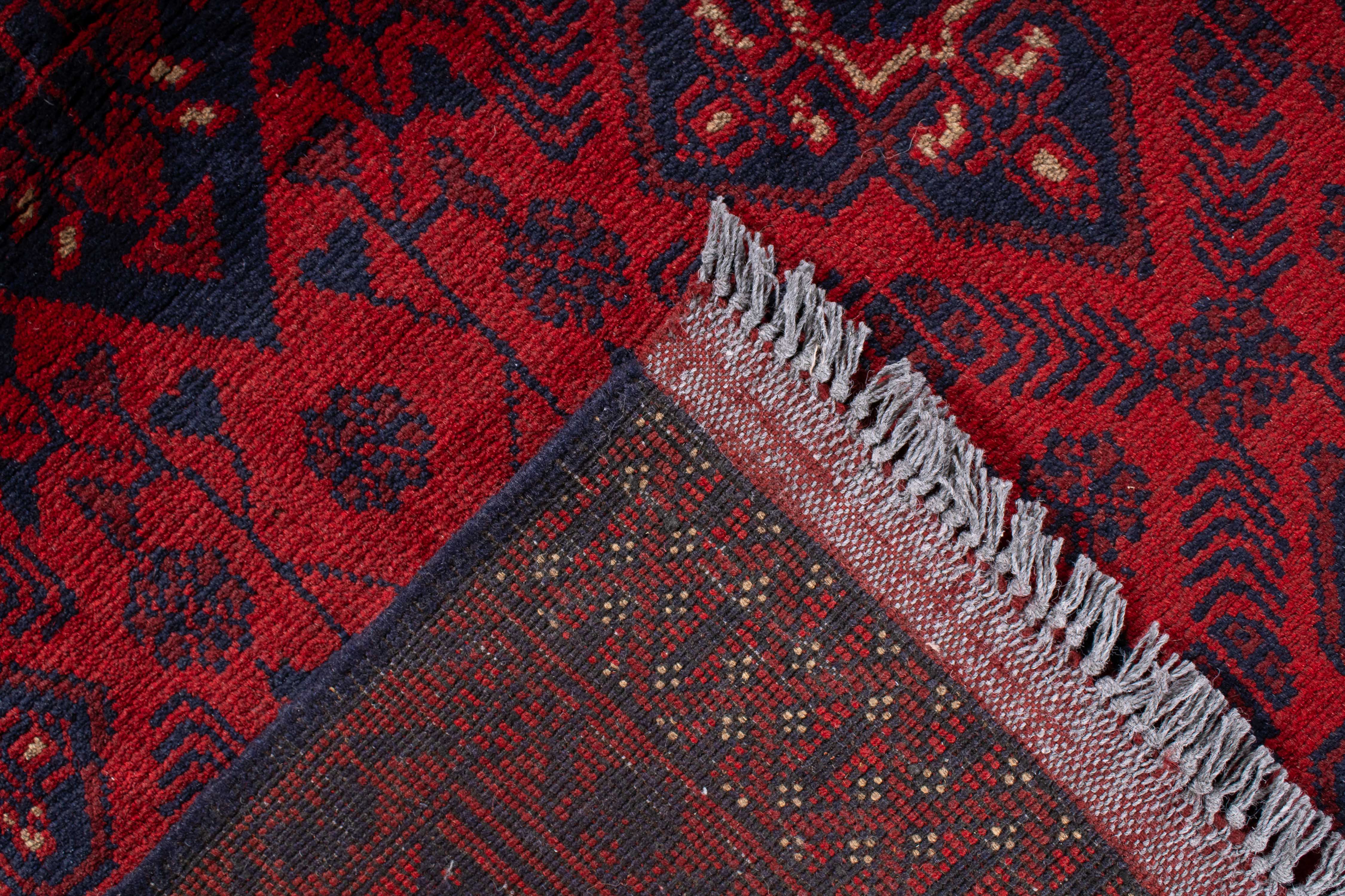 Afghan Turkman Rug <br> 4'2 x 6'4