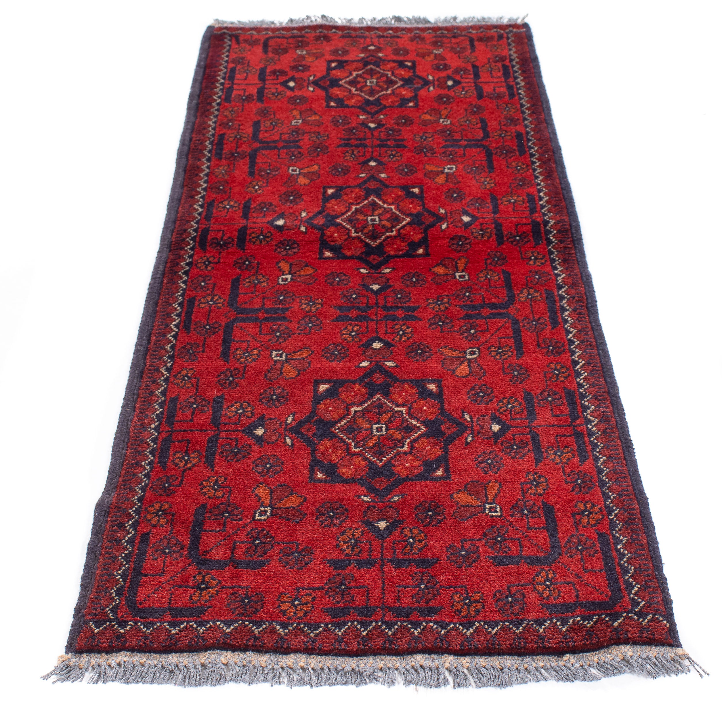 Afghan Turkman Rug <br> 1'10 x 4'10