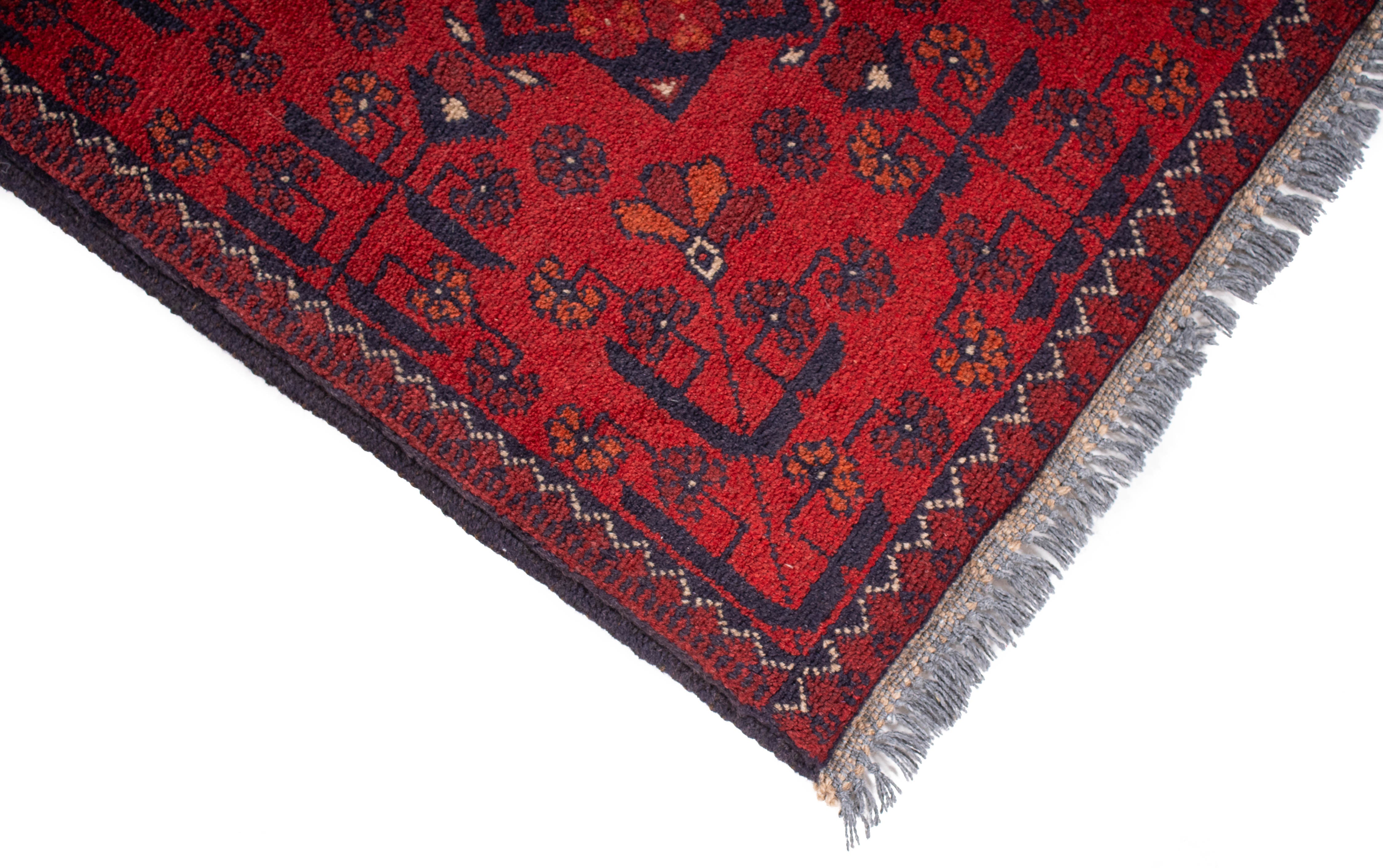 Afghan Turkman Rug <br> 1'10 x 4'10