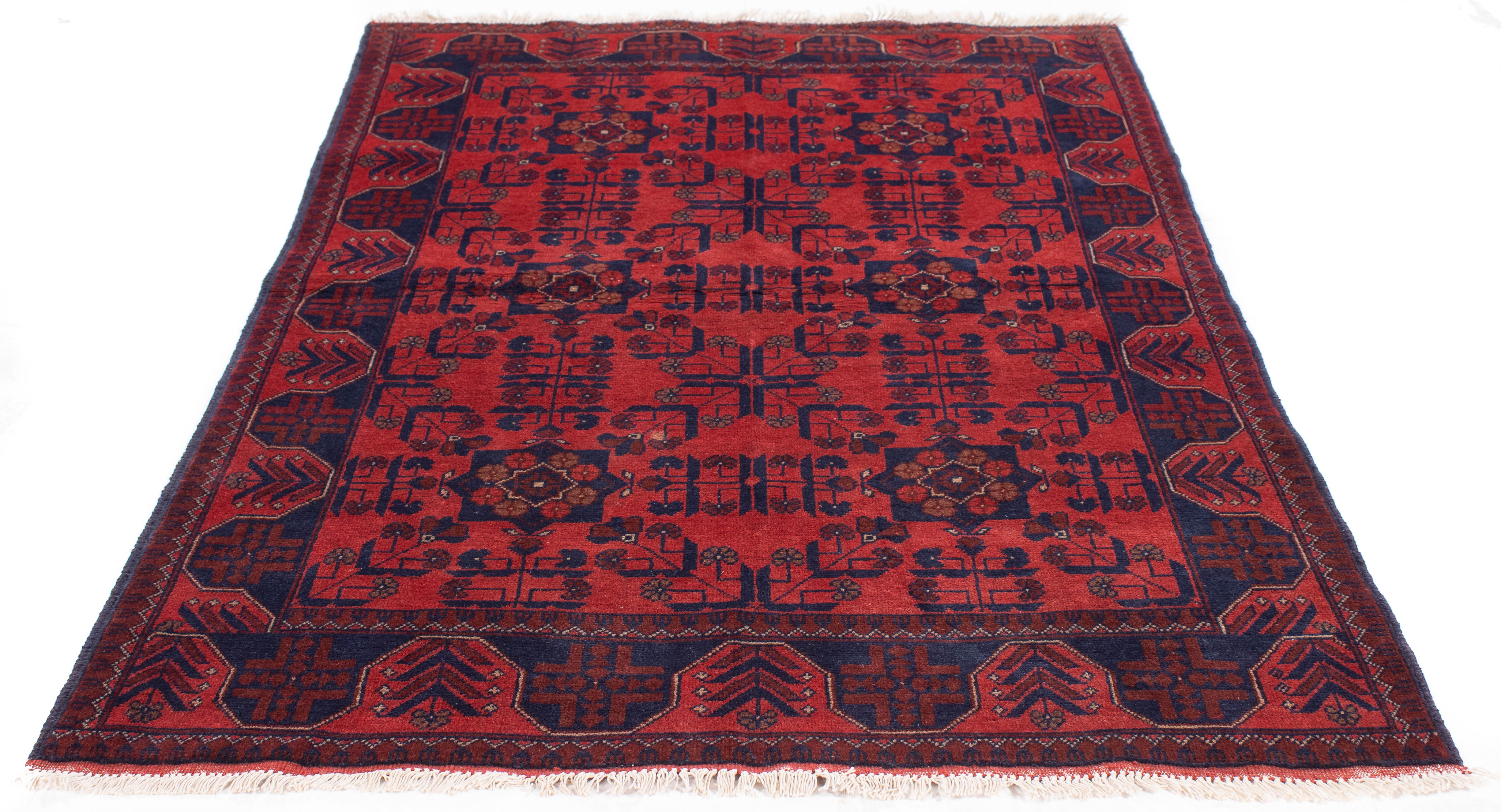 Afghan Turkman Rug <br> 4'0 x 6'5