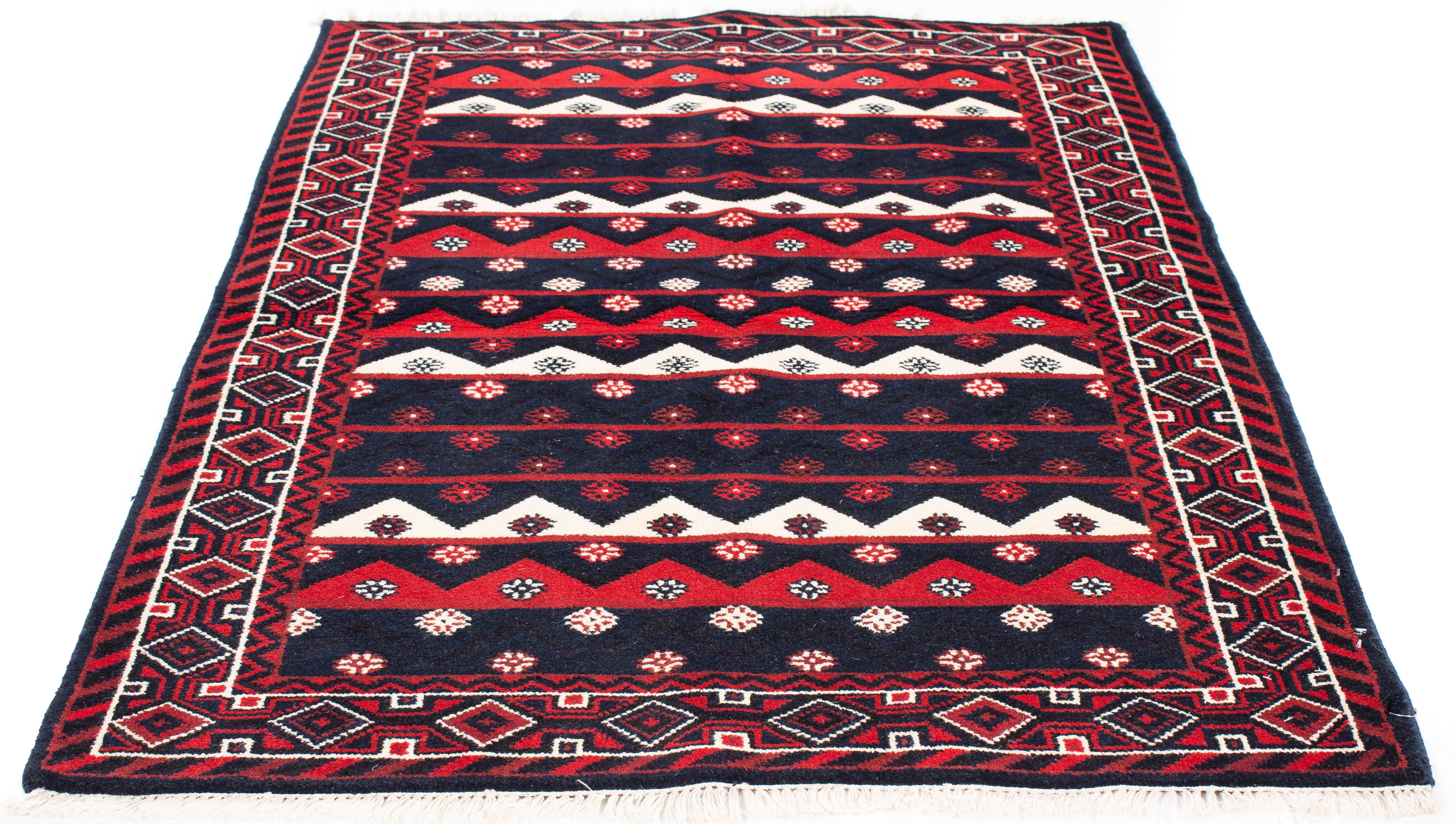 India Tribal Rug <br> 4'1 x 6'1