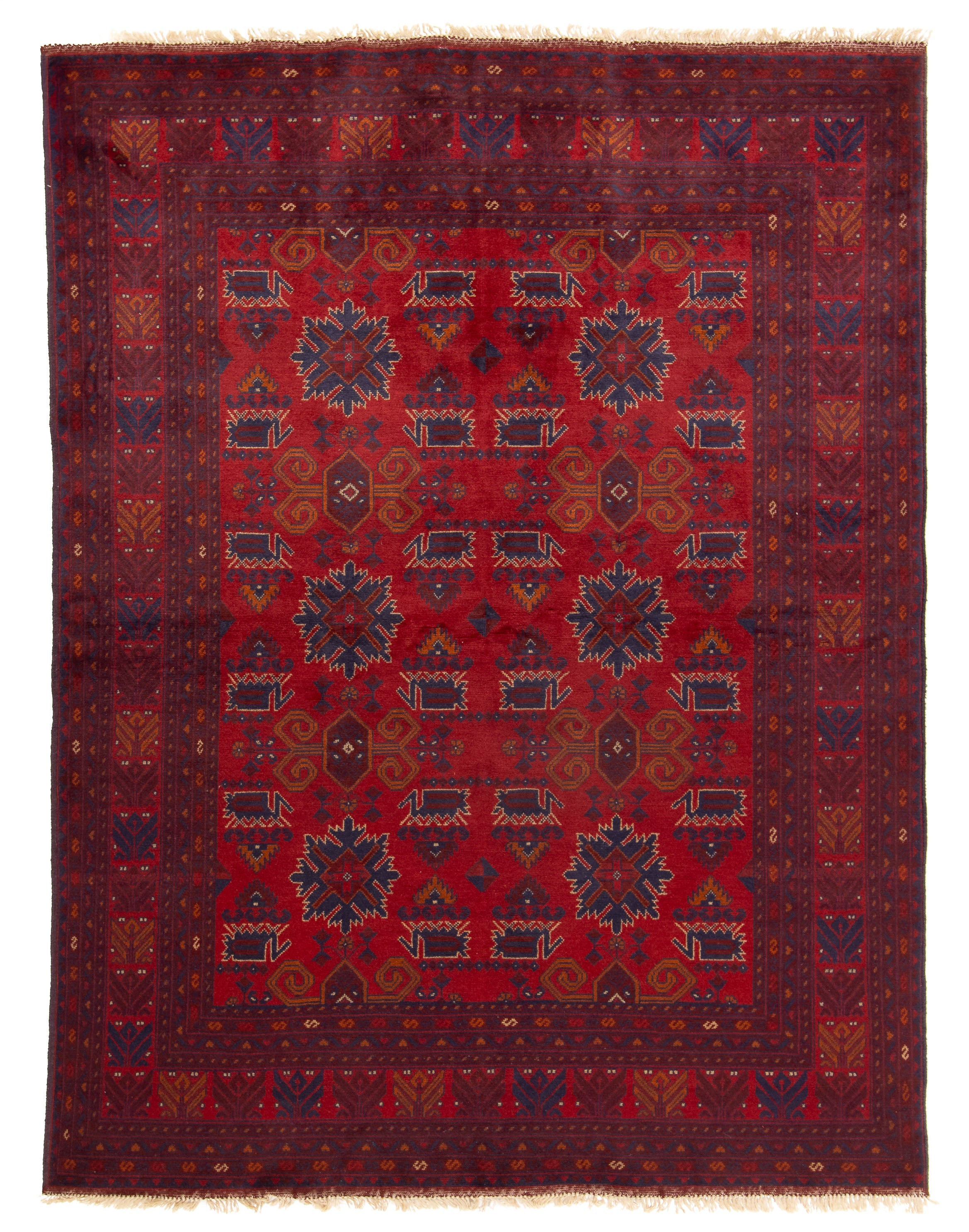 Afghan Turkman Rug <br> 5'10 x 7'6