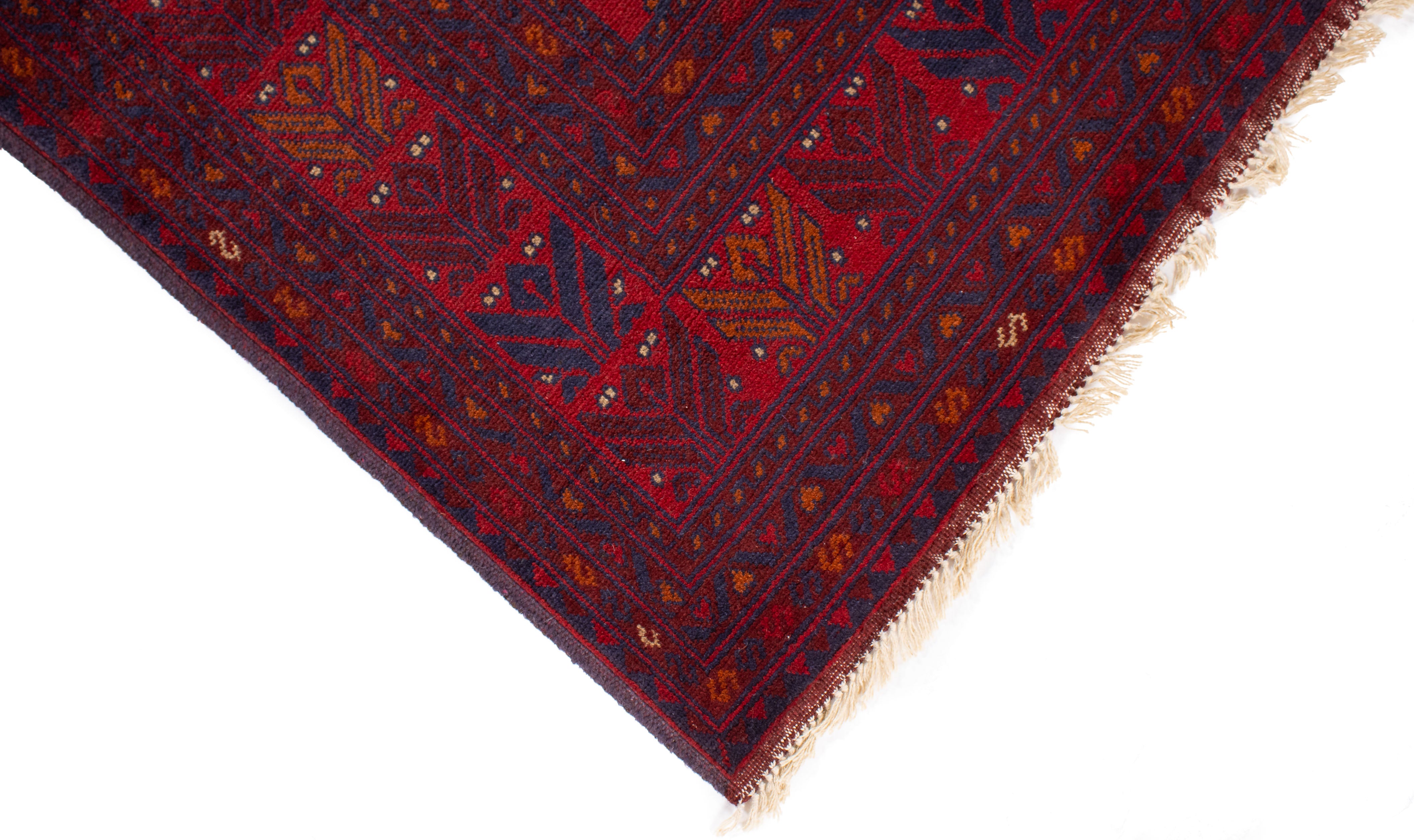 Afghan Turkman Rug <br> 5'10 x 7'6