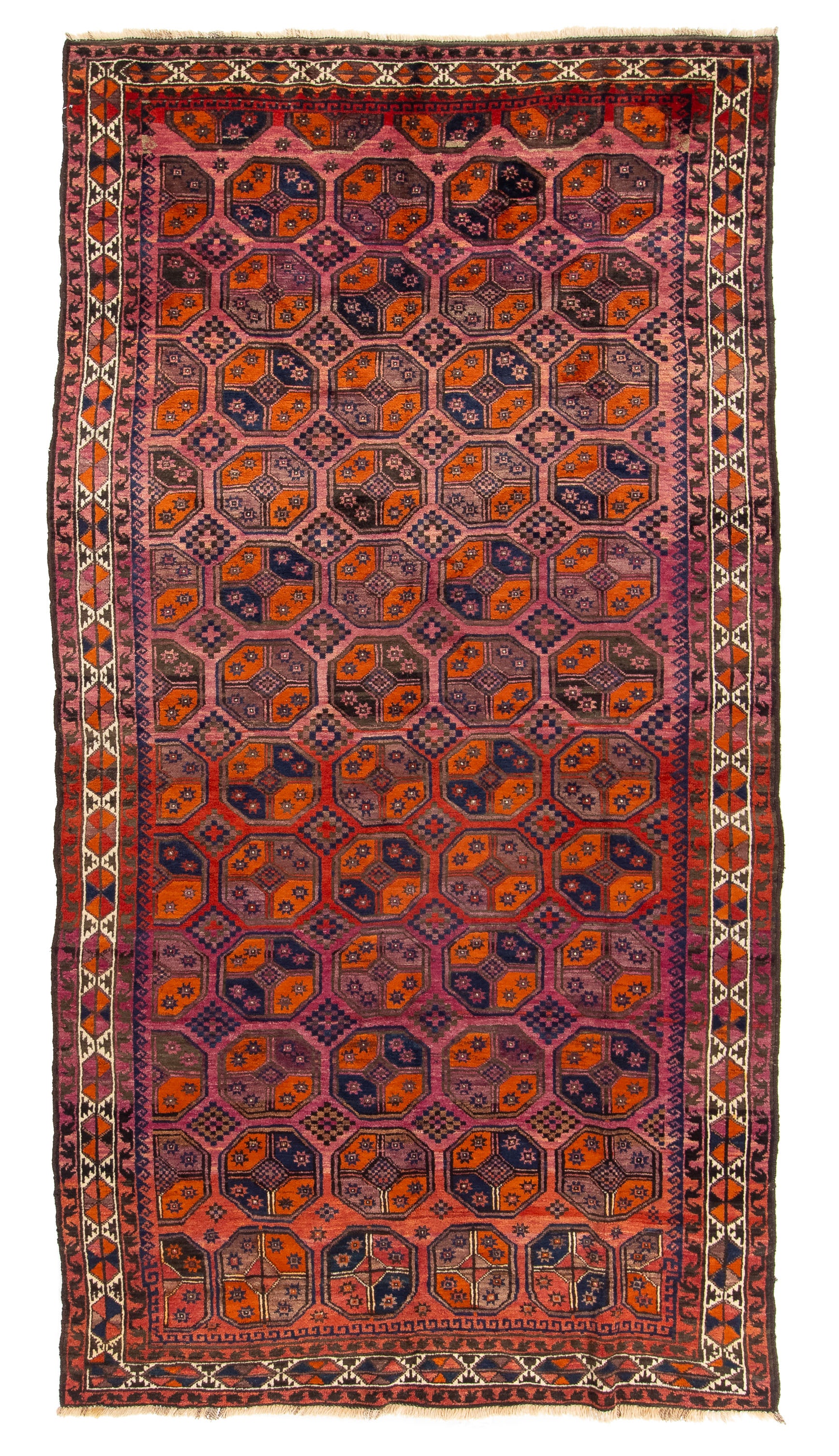 Afghan Turkman Rug <br> 5'6 x 10'3