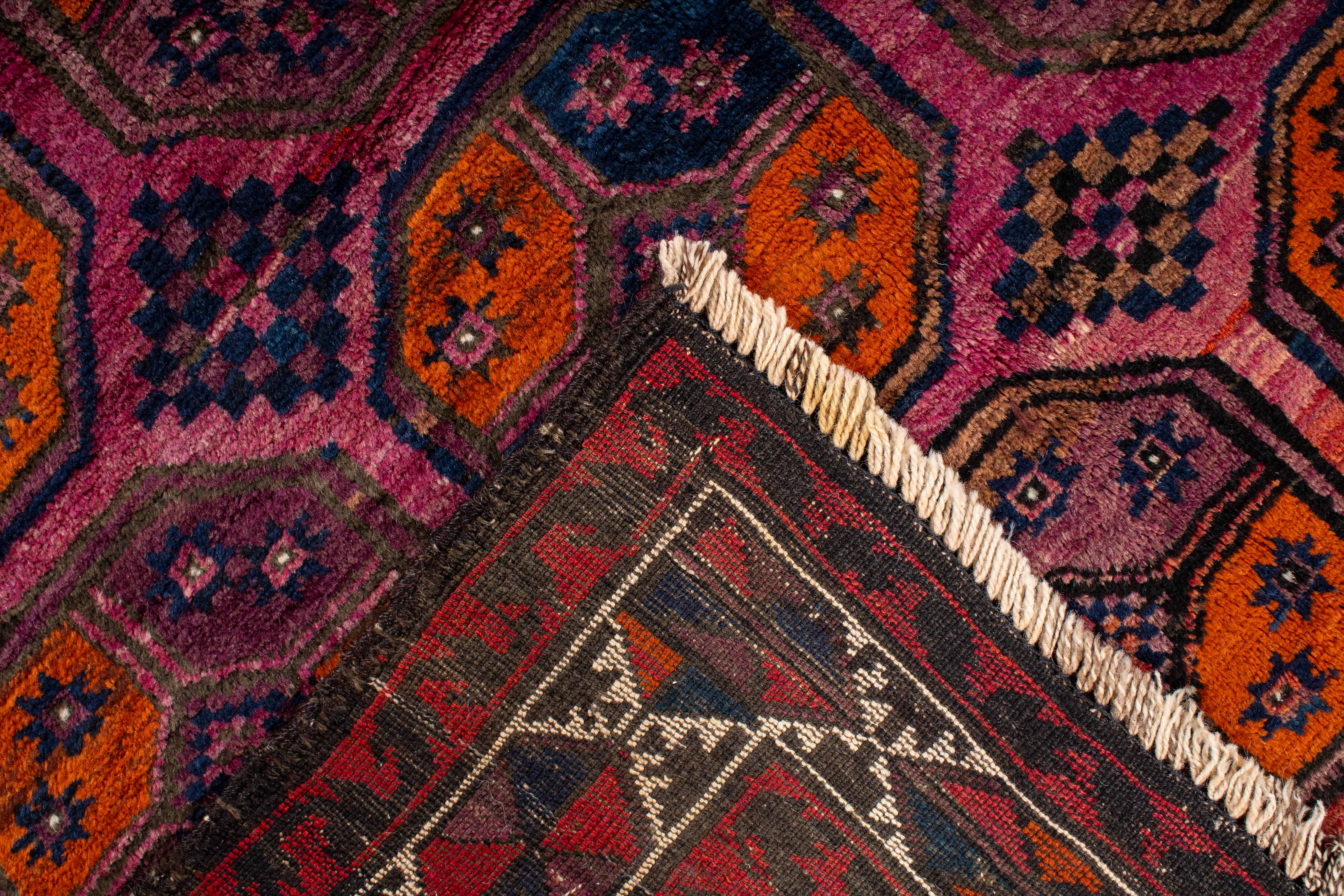 Afghan Turkman Rug <br> 5'6 x 10'3