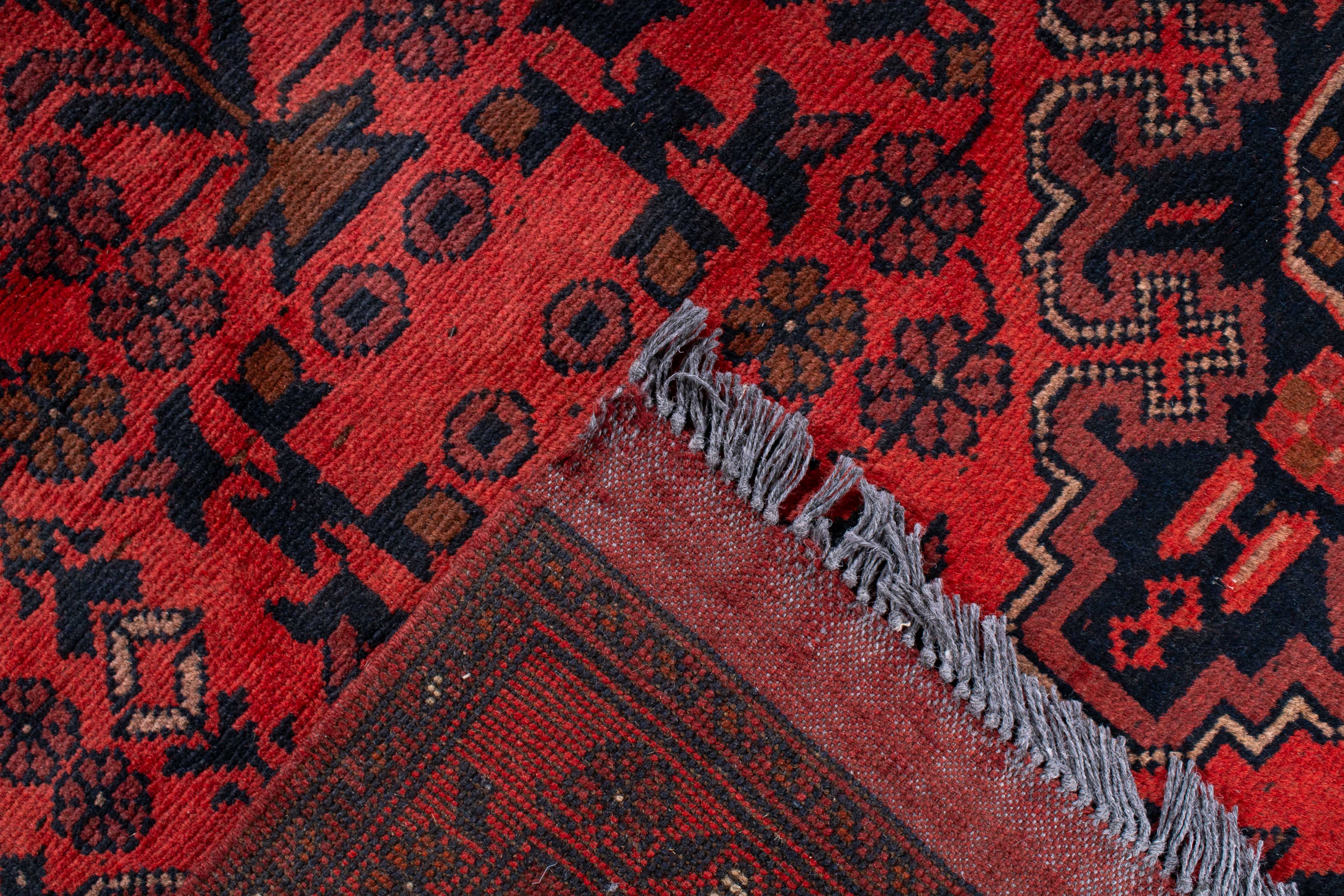 Afghan Turkman Rug <br> 6'6 x 9'2