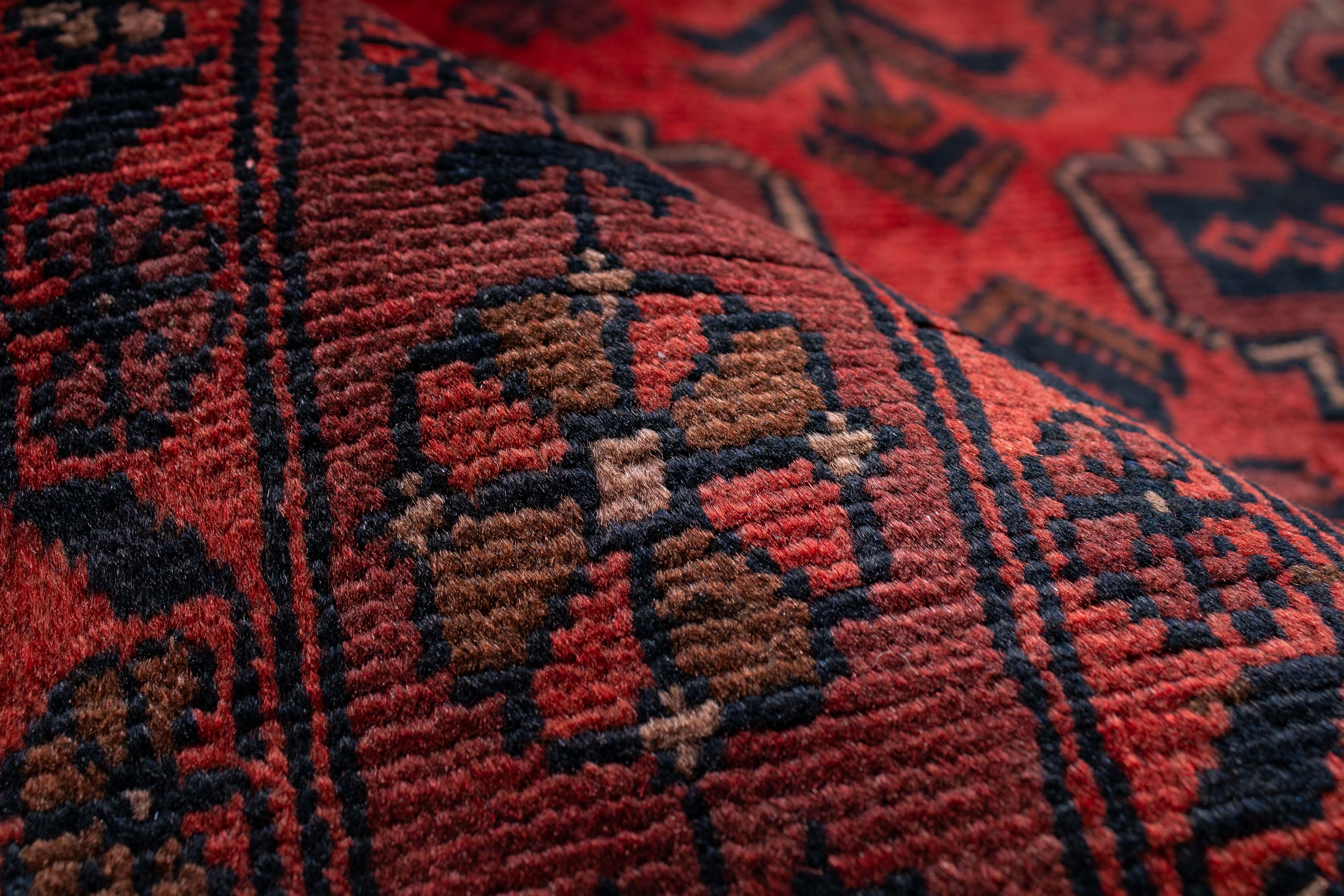 Afghan Turkman Rug <br> 6'6 x 9'2