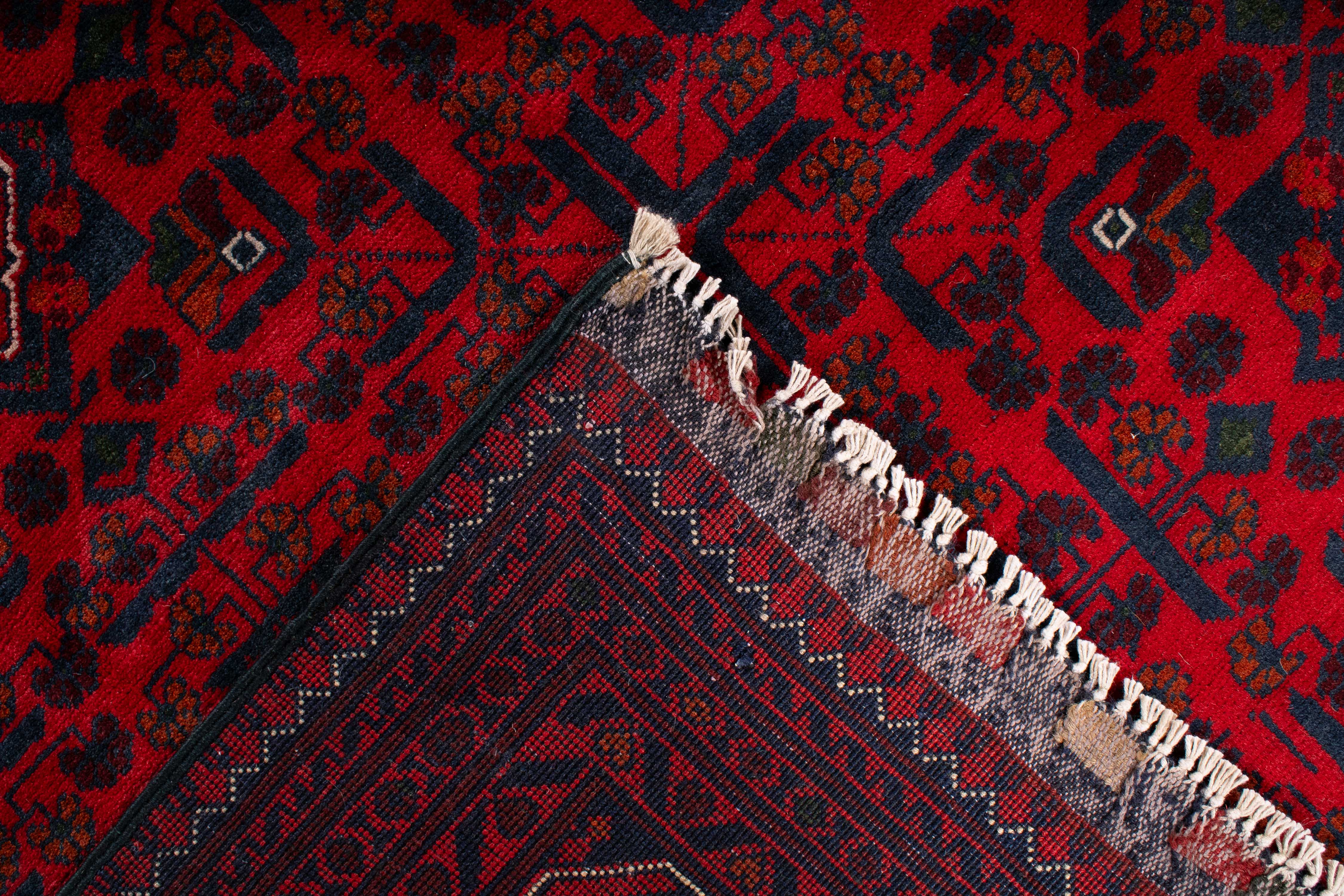 Afghan Turkman Rug <br> 6'7 x 9'2