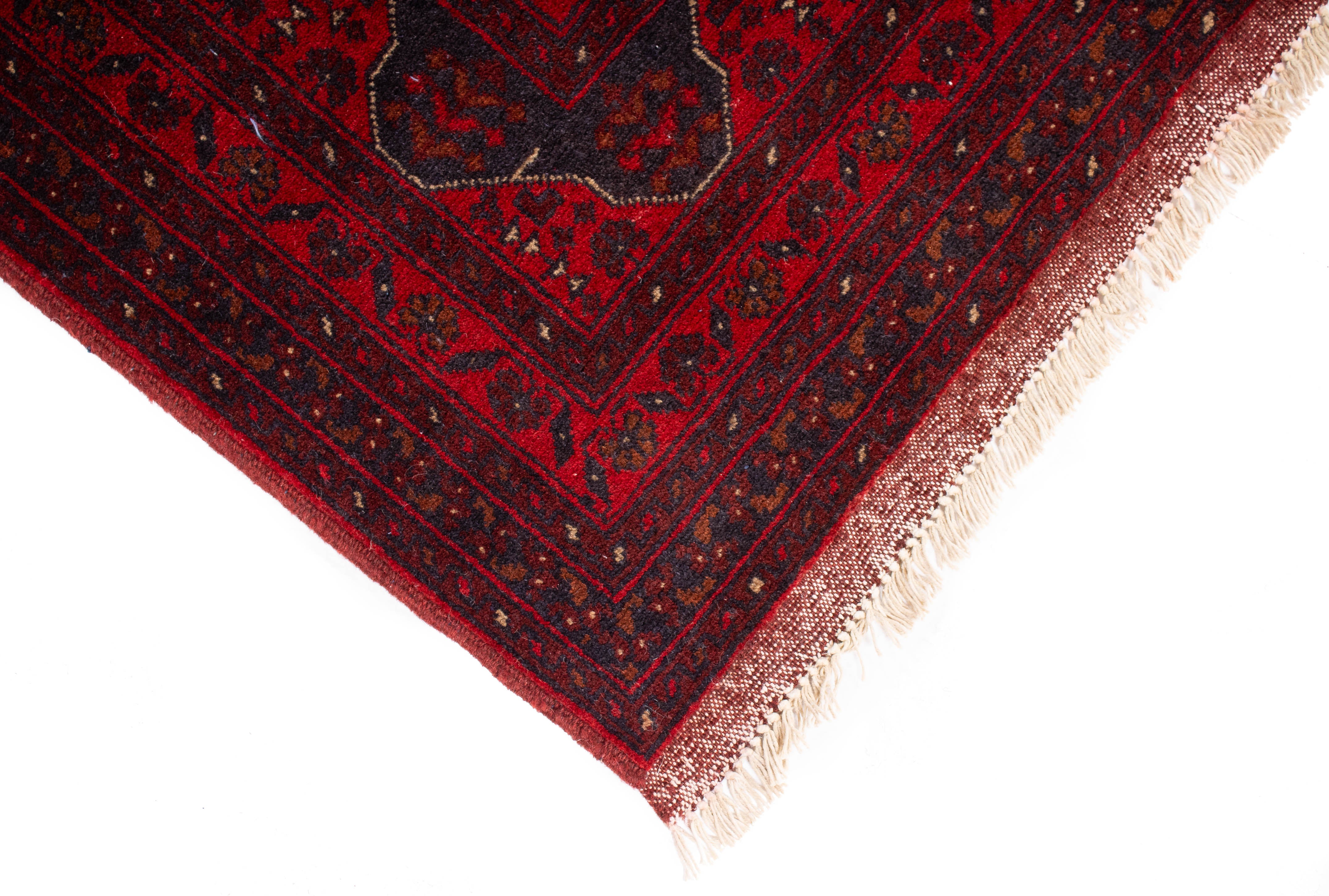 Afghan Turkman Rug <br> 7'10 x 11'2