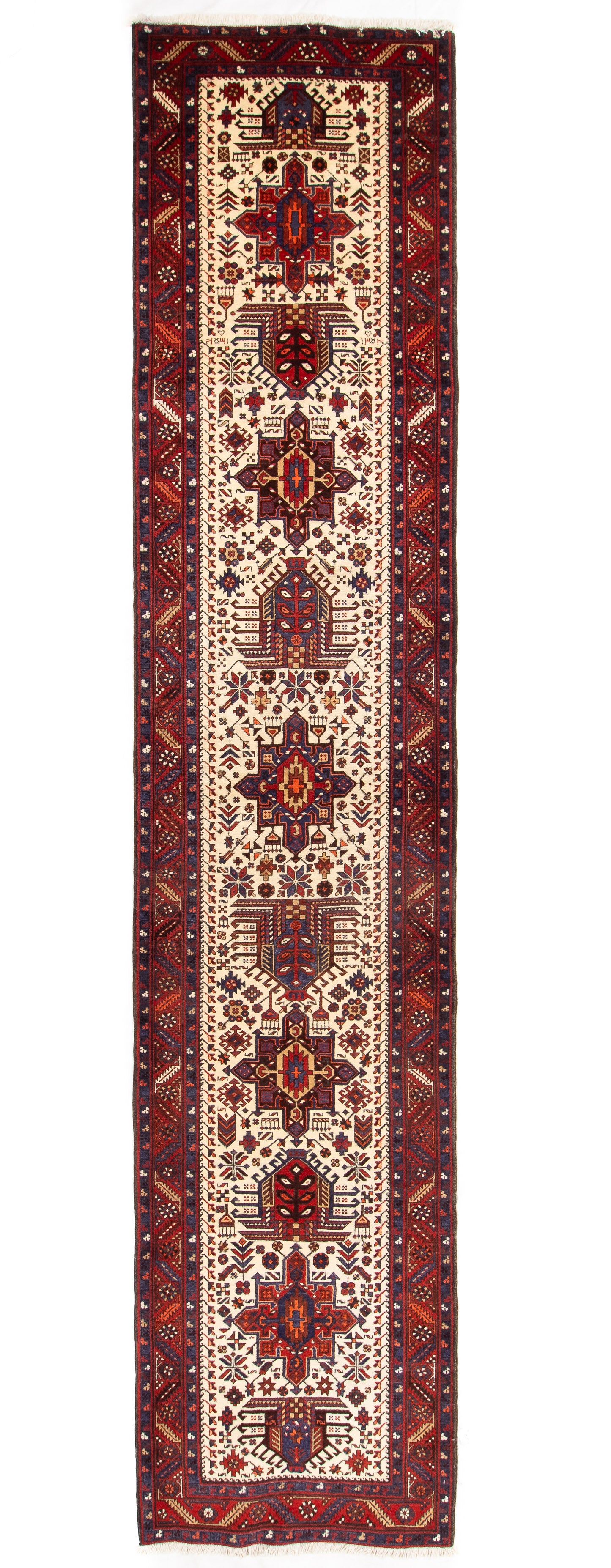 Persian Karadja Rug <br> 3'3 x 15'4