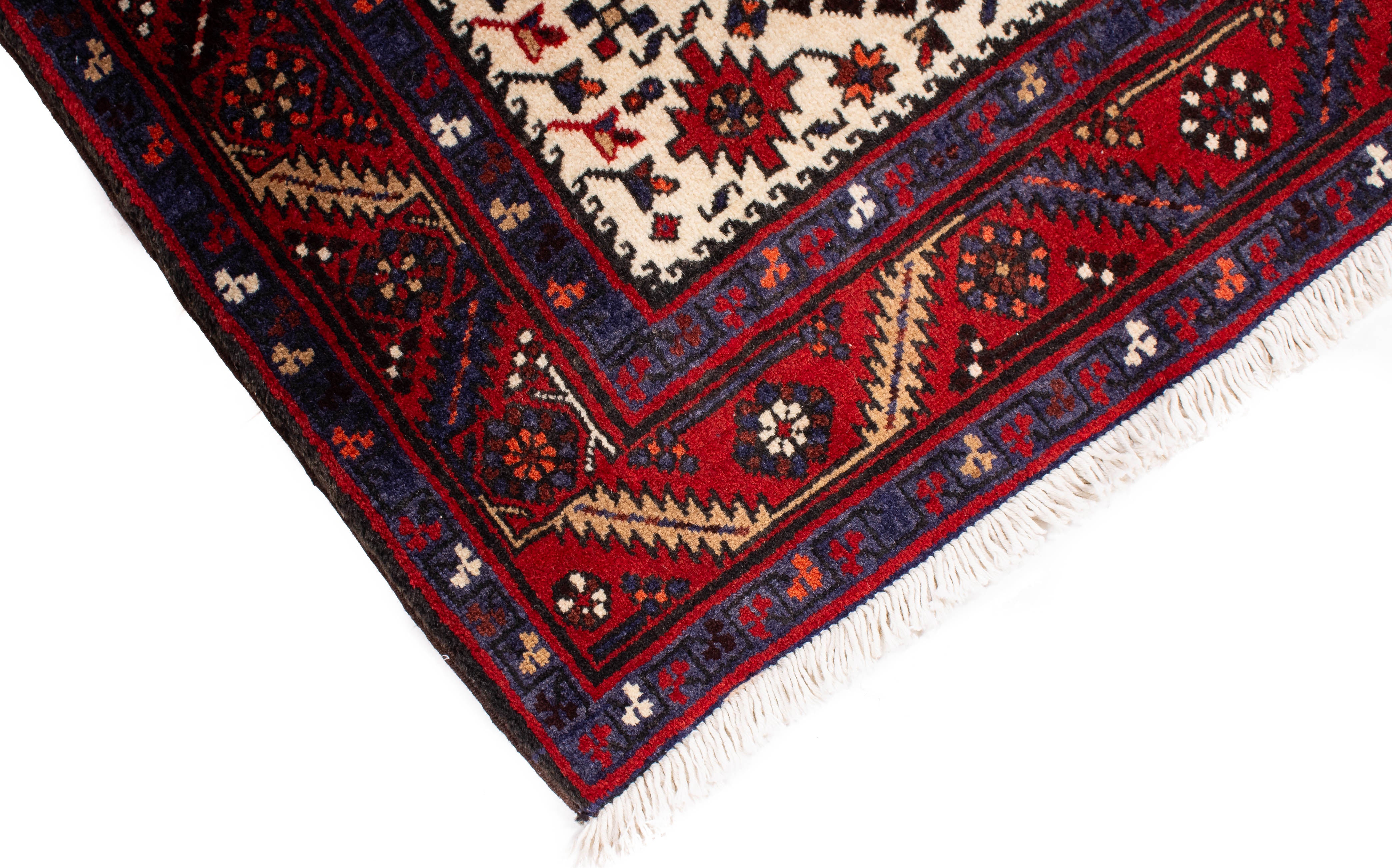 Persian Karadja Rug <br> 3'3 x 15'4