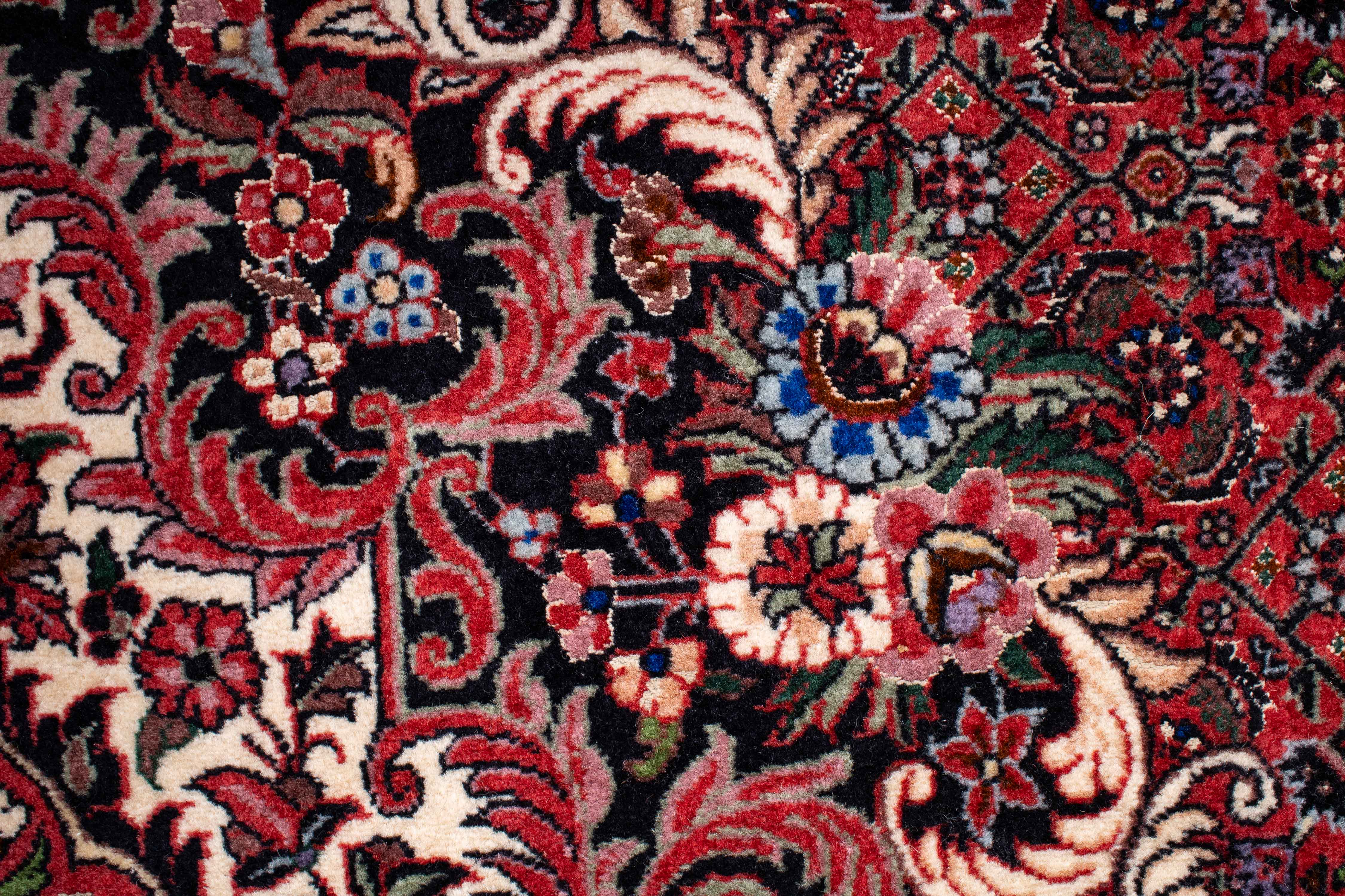 Persian Bidjar Rug <br> 6'8 x 8'7