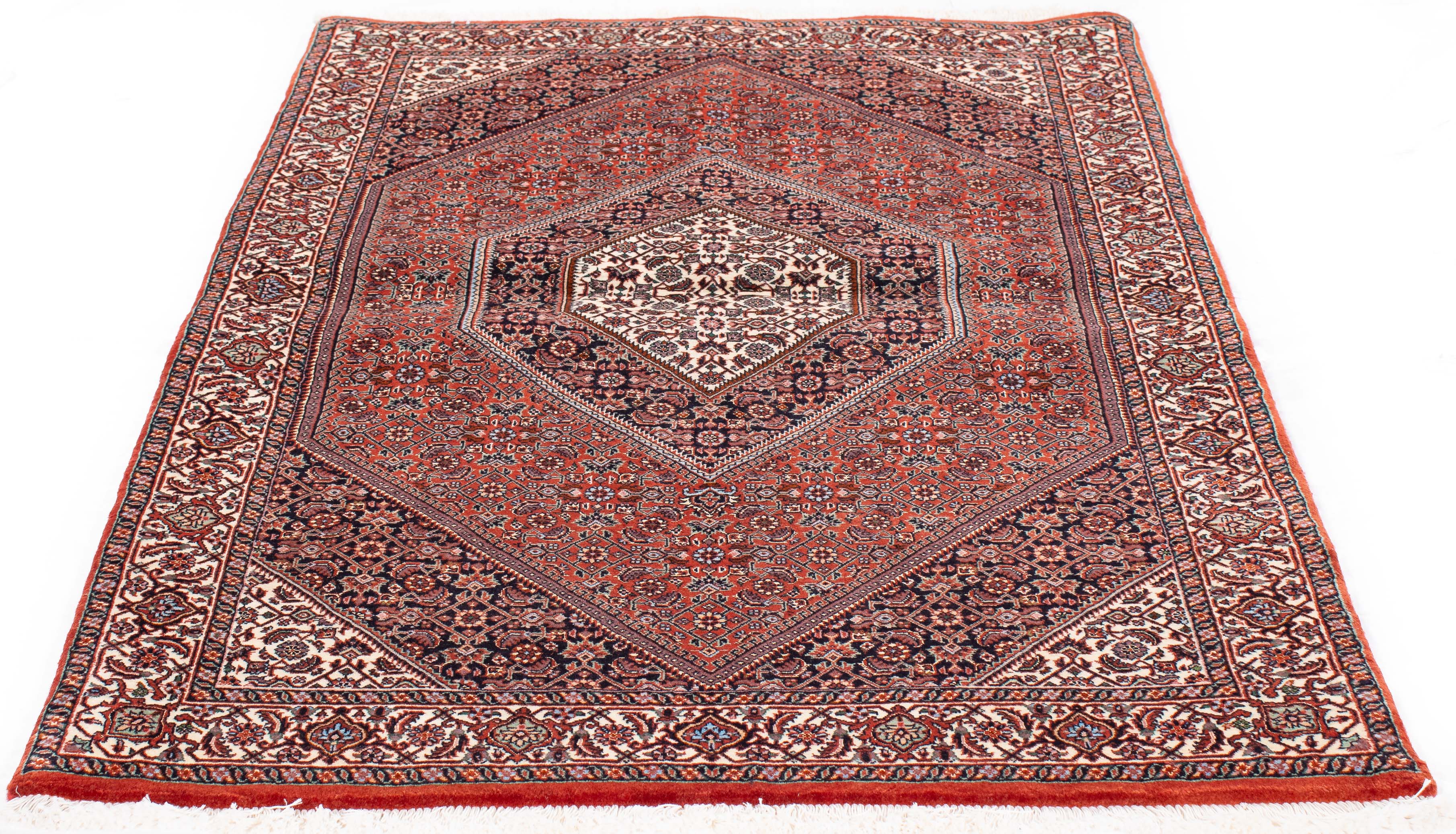 Persian Bidjar Rug <br> 3'9 x 6'2