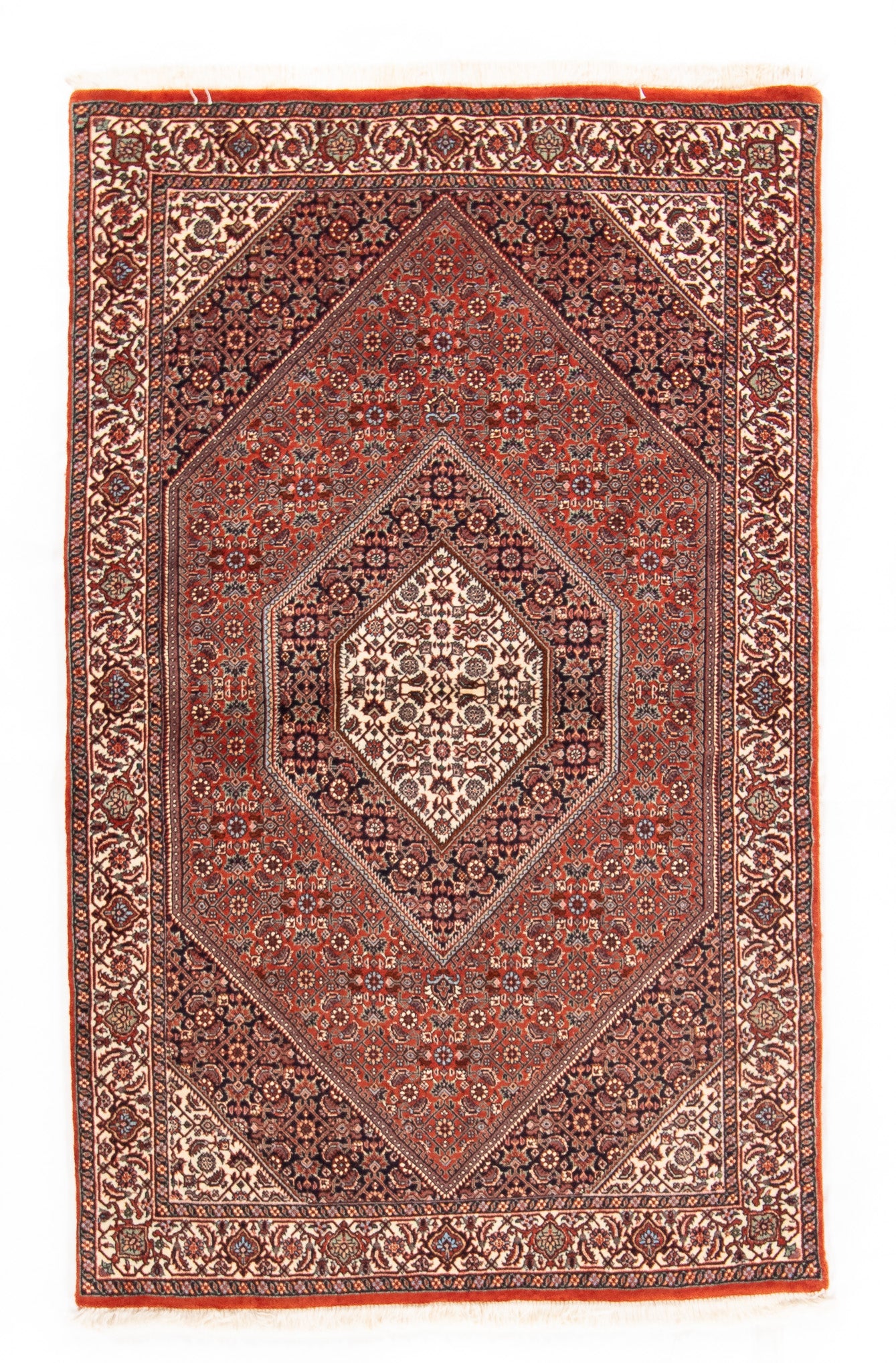 Persian Bidjar Rug <br> 3'9 x 6'2