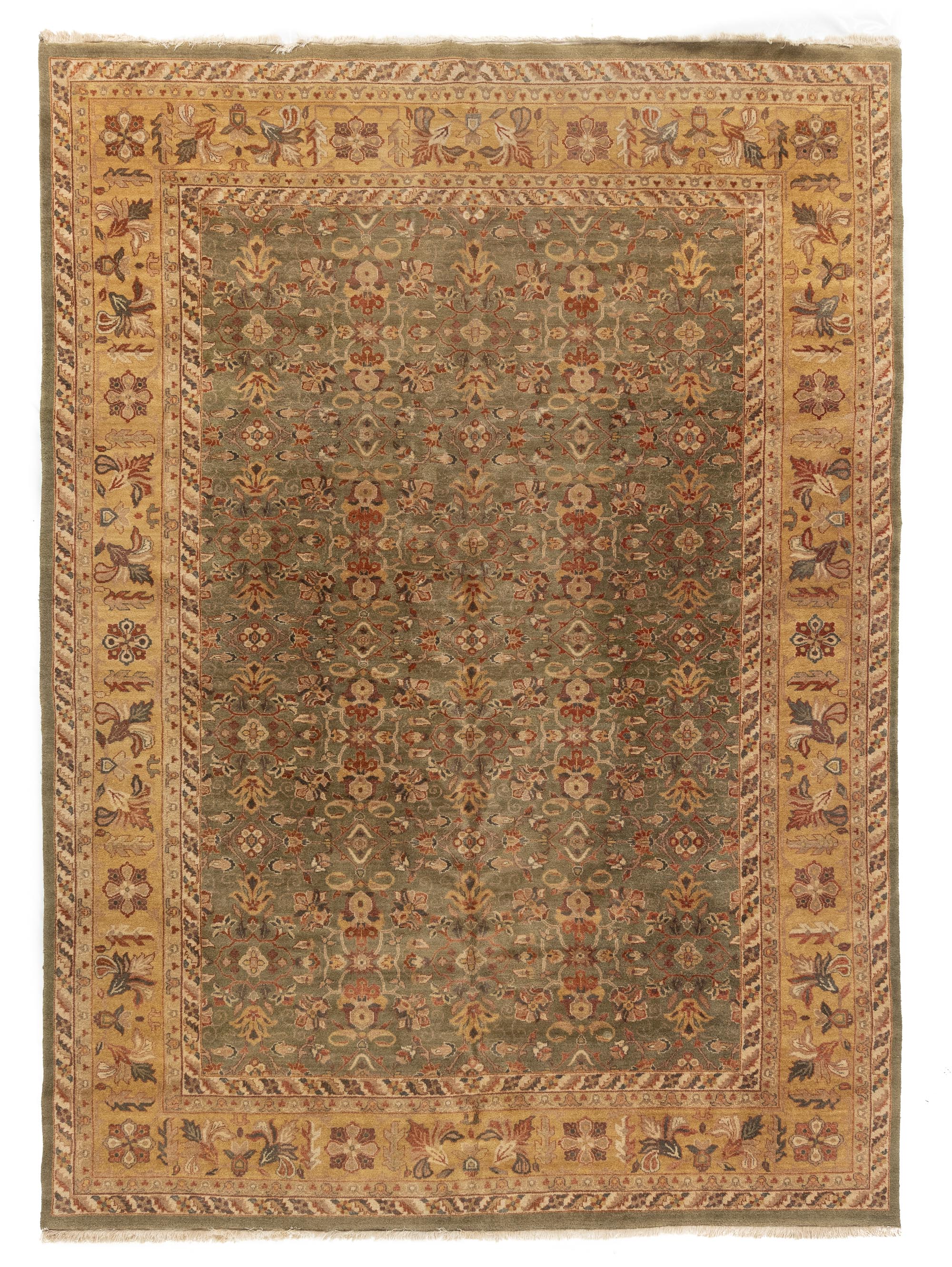 New Indo Tabriz Rug <br> 8'5 x 11'8