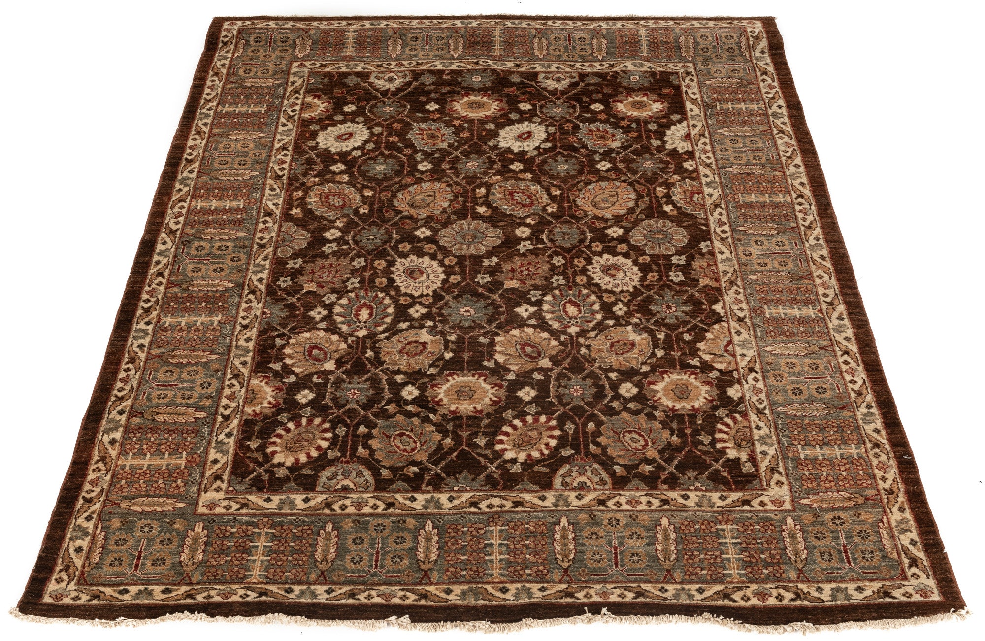 New Afghan Ghazini Rug <br> 5'10 x 7'1