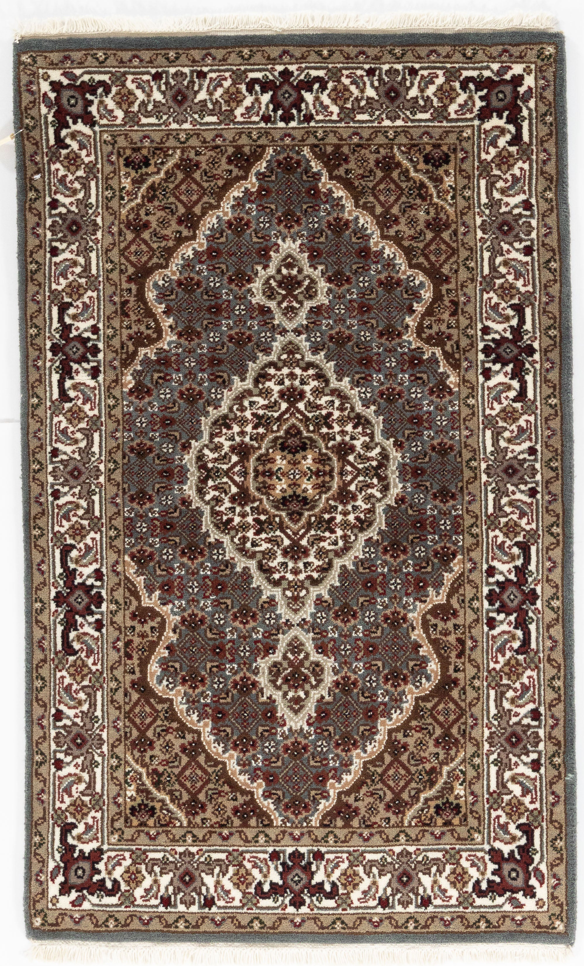 New Indian Tabriz-design Rug <br> 2'8 x 4'5