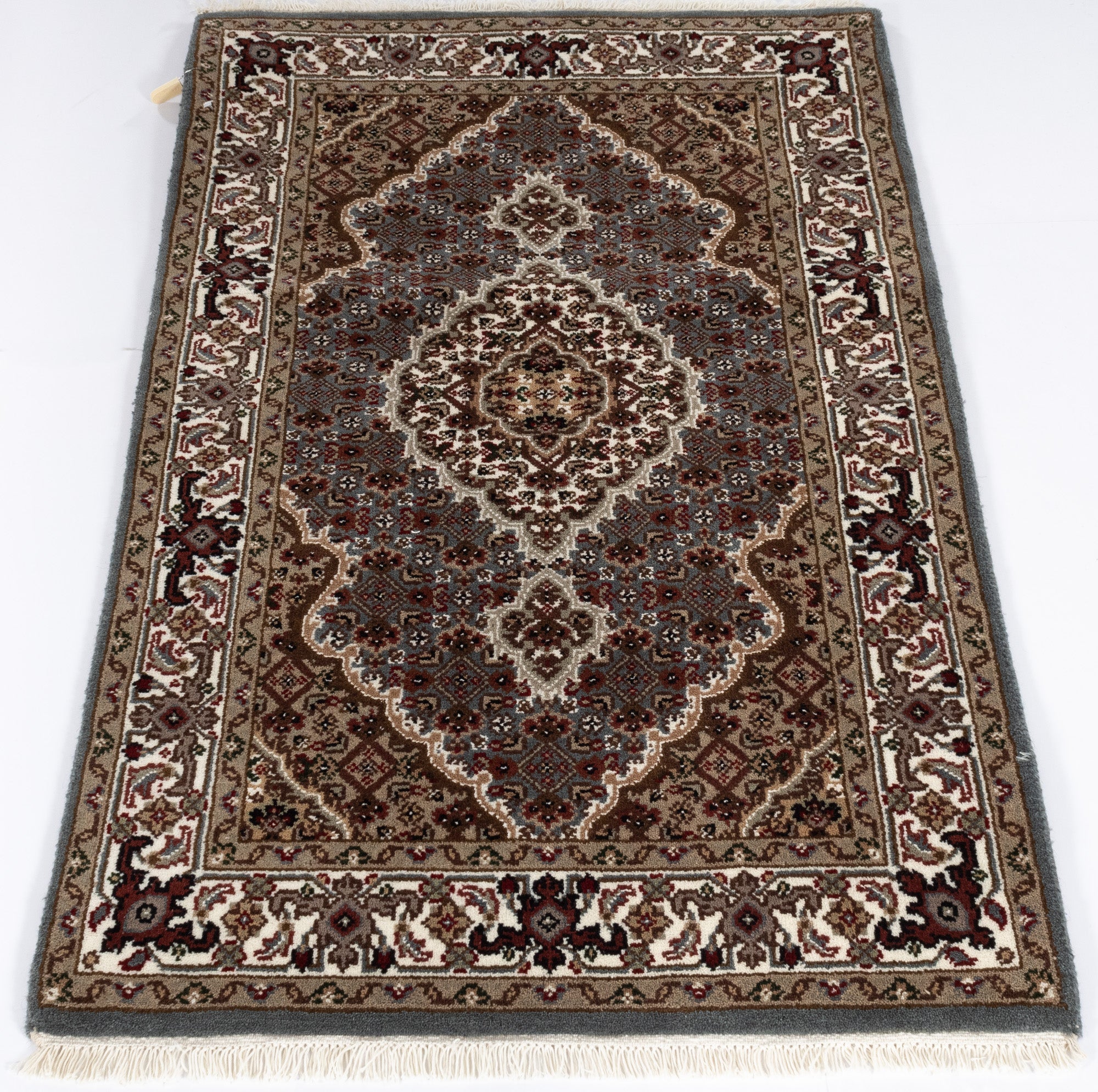 New Indian Tabriz-design Rug <br> 2'8 x 4'5