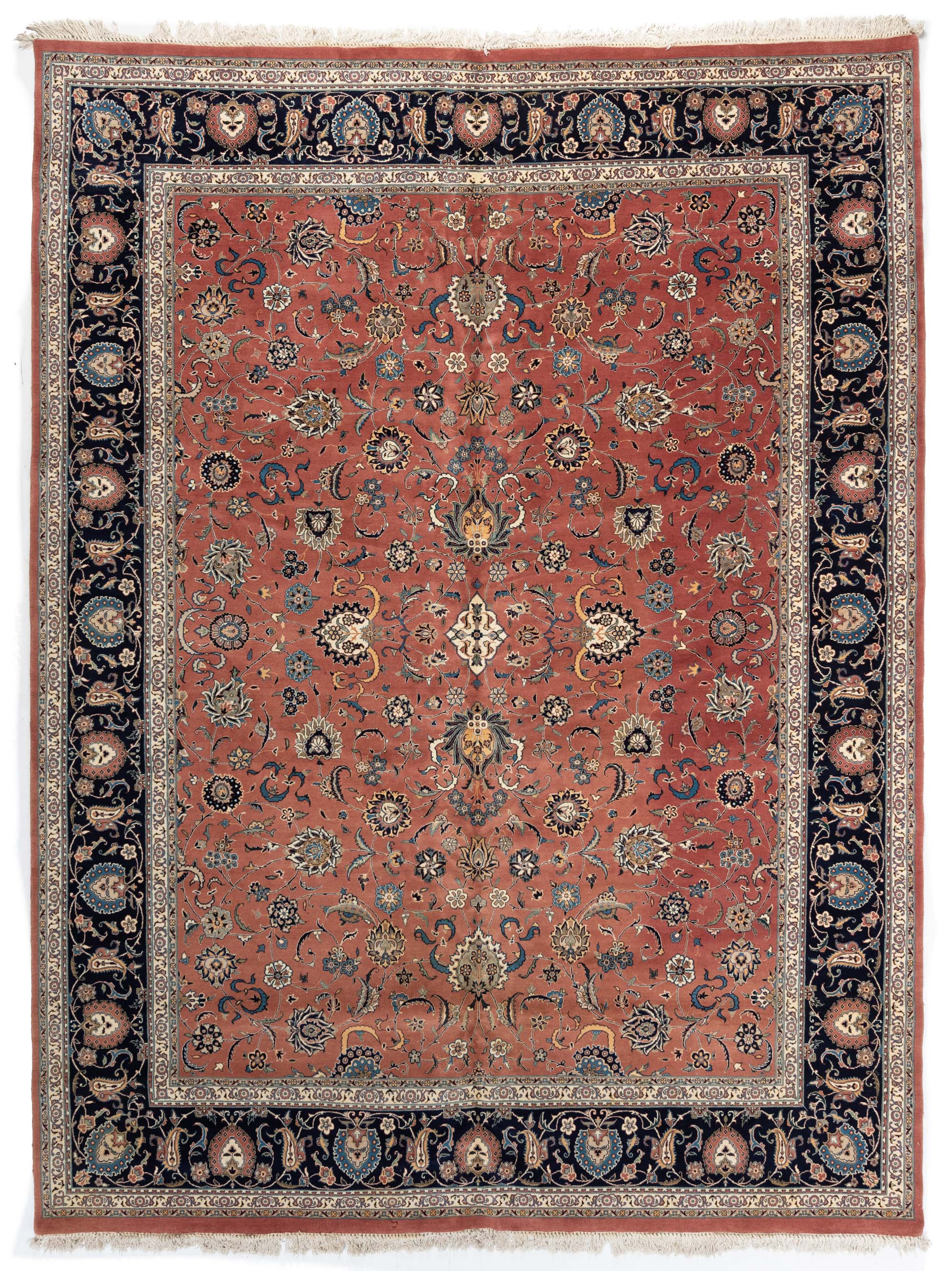 New Pak Tabriz Rug <br> 9'1 x 12'1