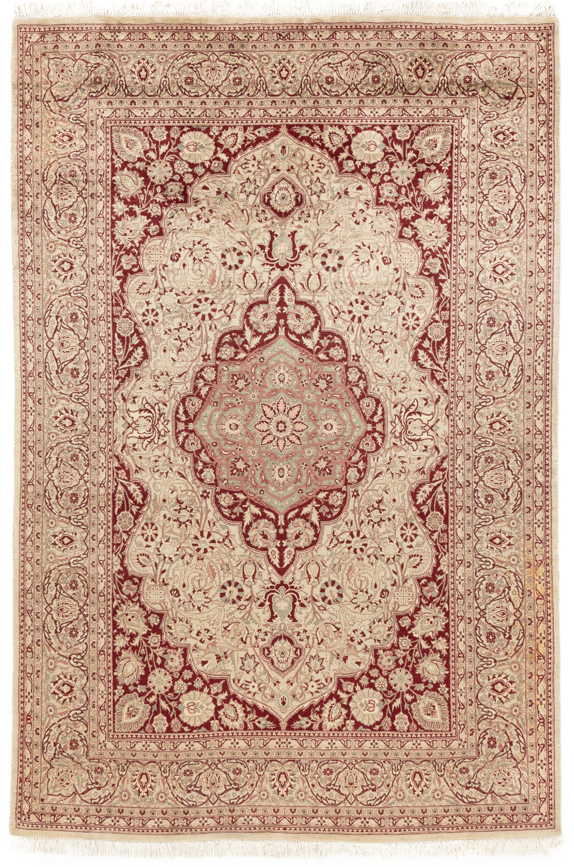 New Paki Tabriz Rug 6'0 x 9'0