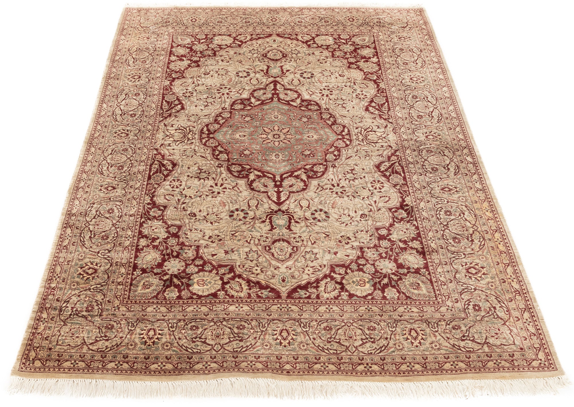 New Paki Tabriz Rug 6'0 x 9'0