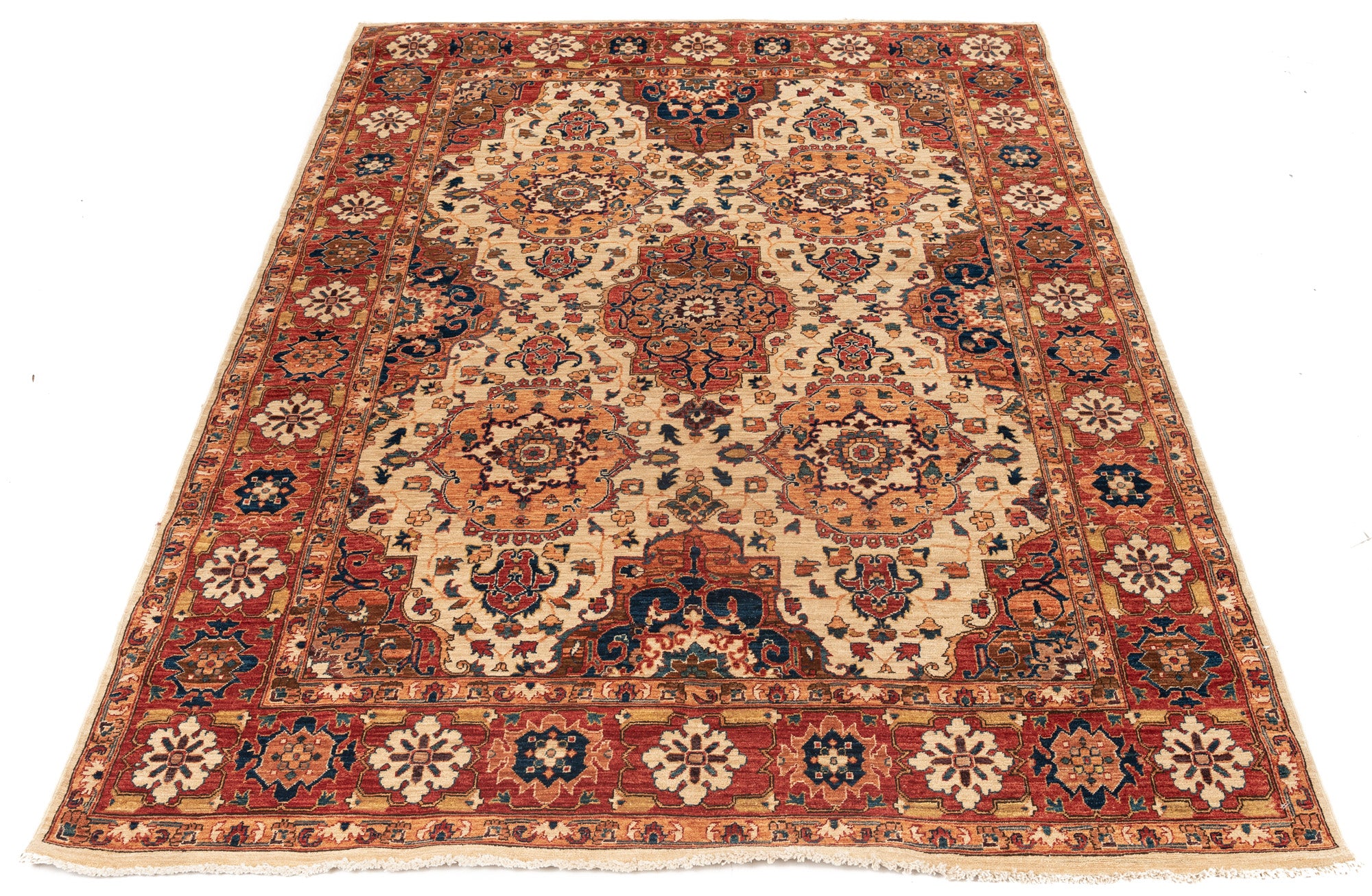 New Pakistani Fereghan-design Rug <br> 5'9 x 7'10