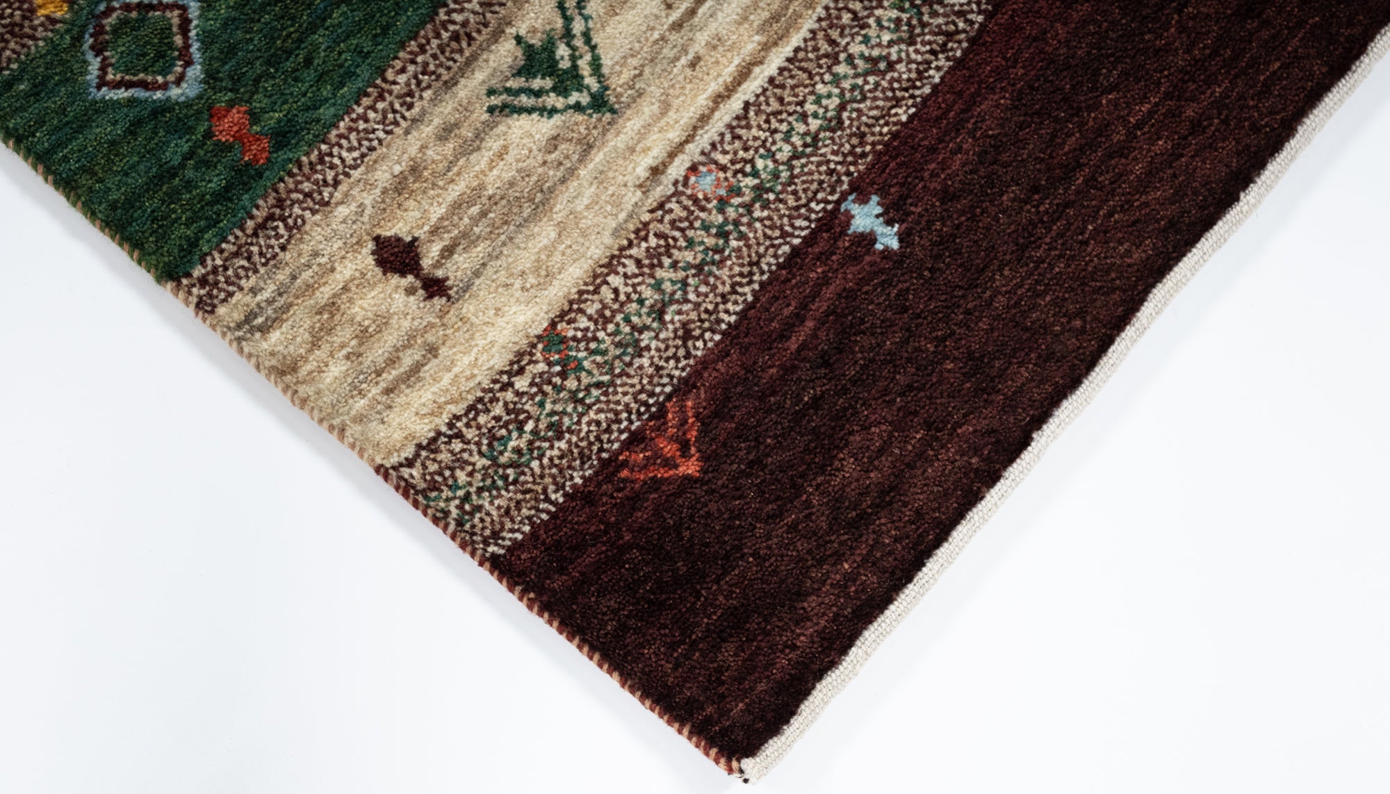 New Pakistani Gabbeh Rug  <br> 2'1 x 3'1