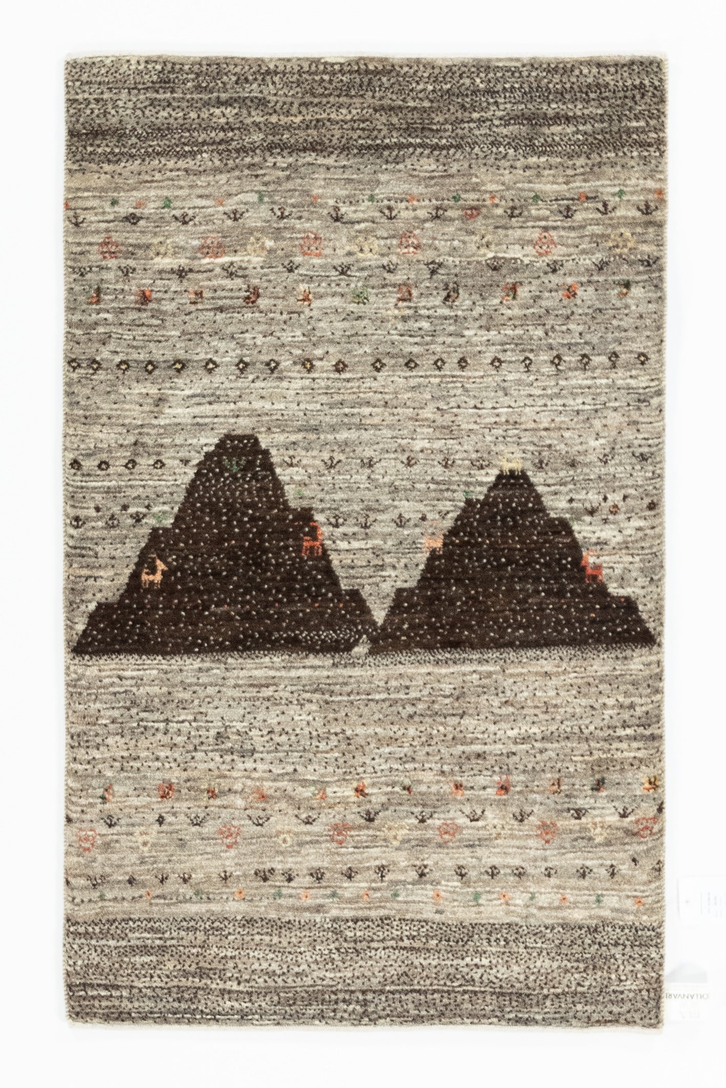 New Persian Gabbeh Rug <br> 2'9 x 4'5