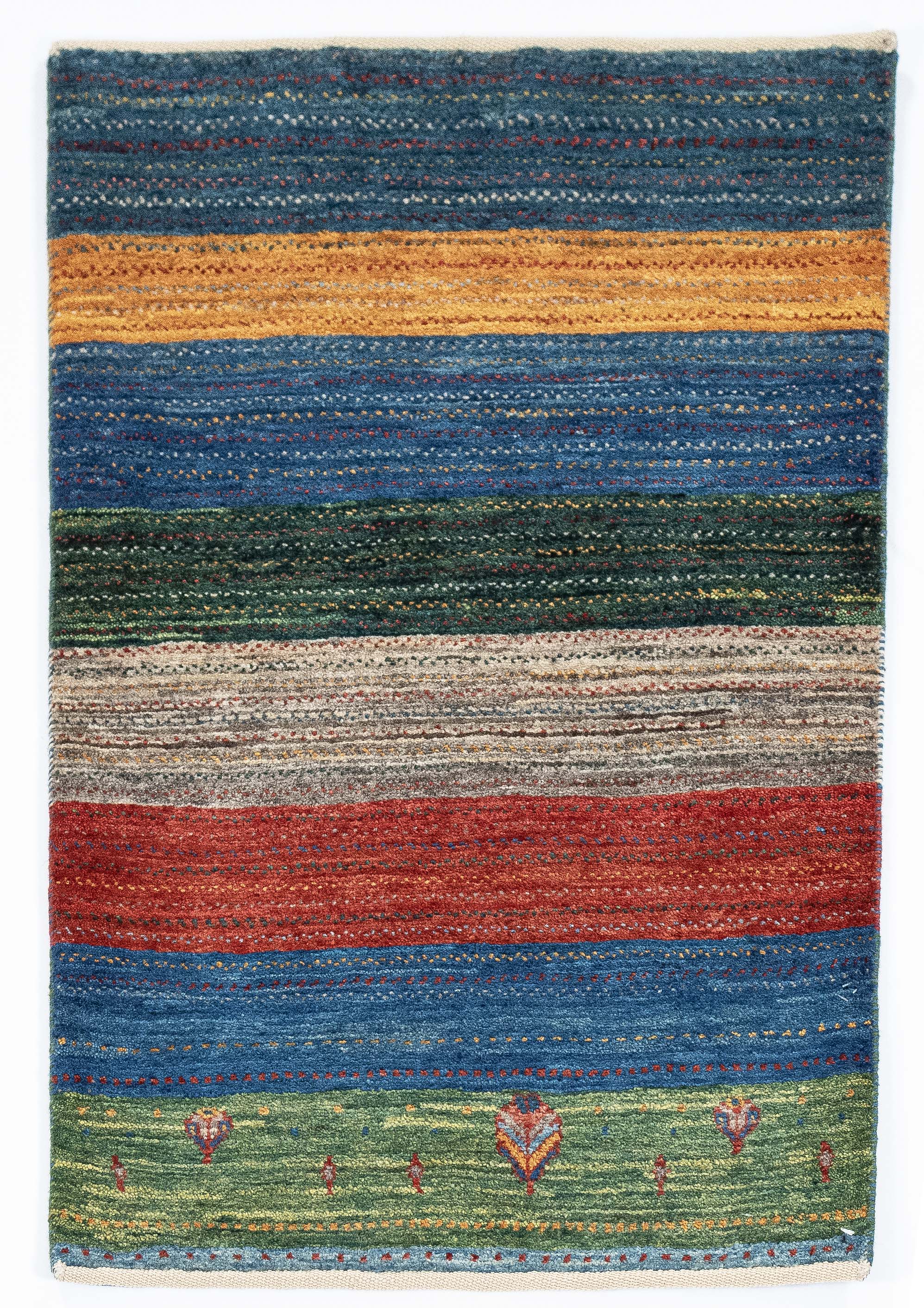 New Pakistani Gabbeh Rug <br> 2'0 x 3'3