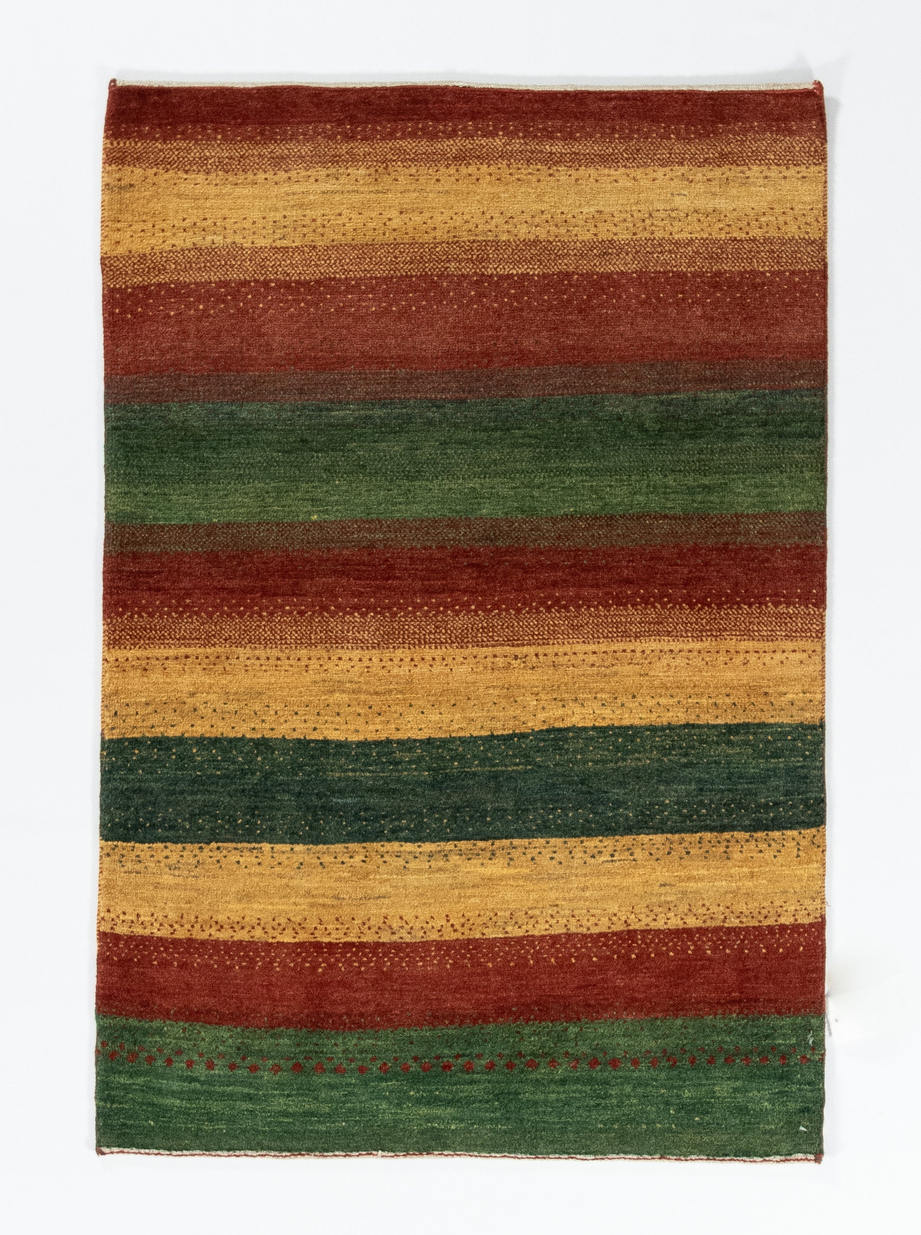 New Pakistani Gabbeh Rug <br> 3'4 x 4'10