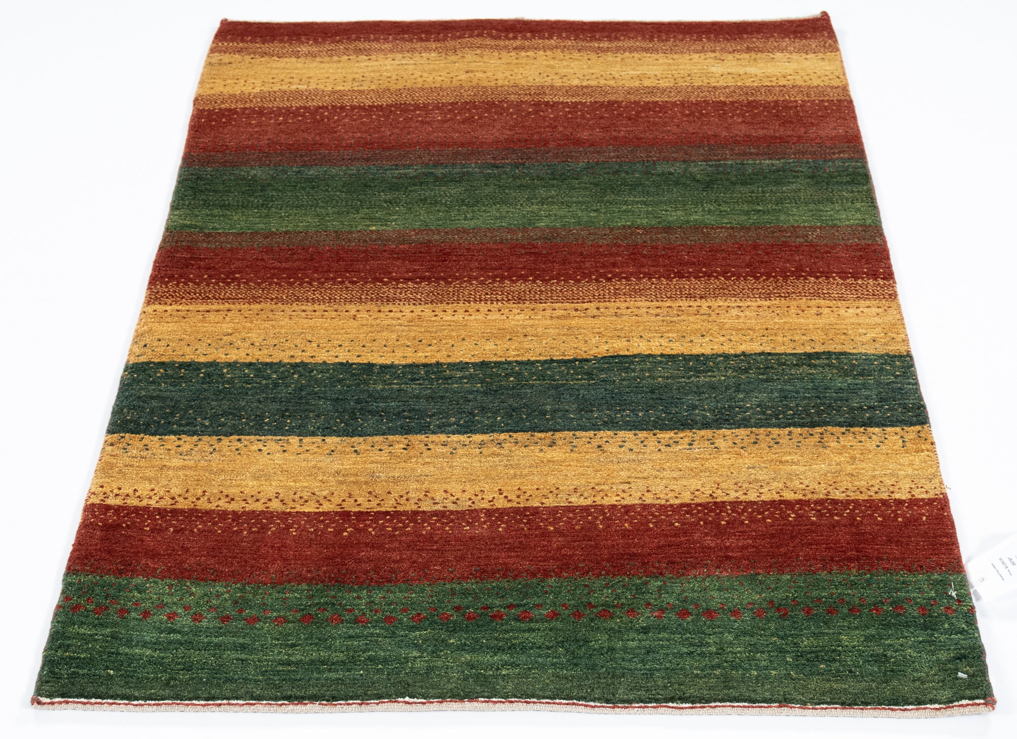 New Pakistani Gabbeh Rug <br> 3'4 x 4'10