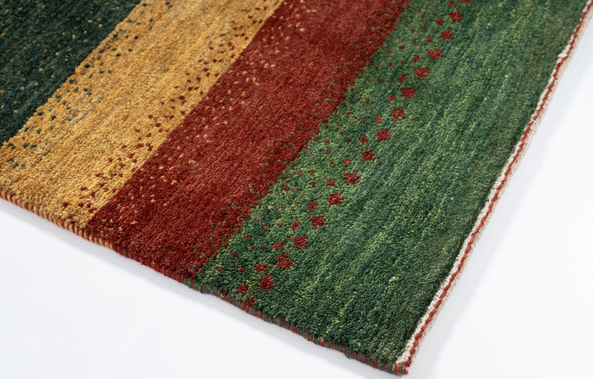 New Pakistani Gabbeh Rug <br> 3'4 x 4'10