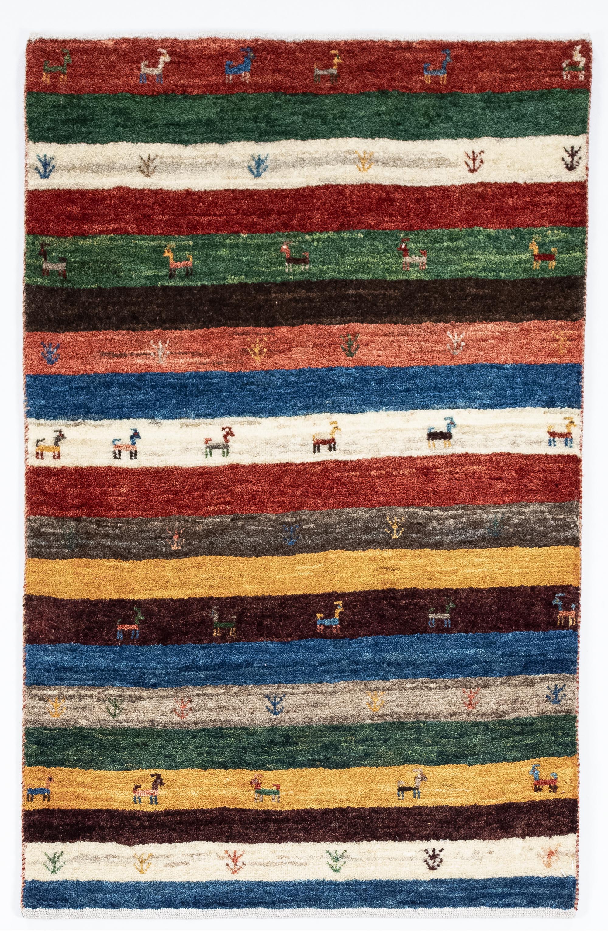 New Pakistani Gabbeh Rug <br> 2'2 x 3'3