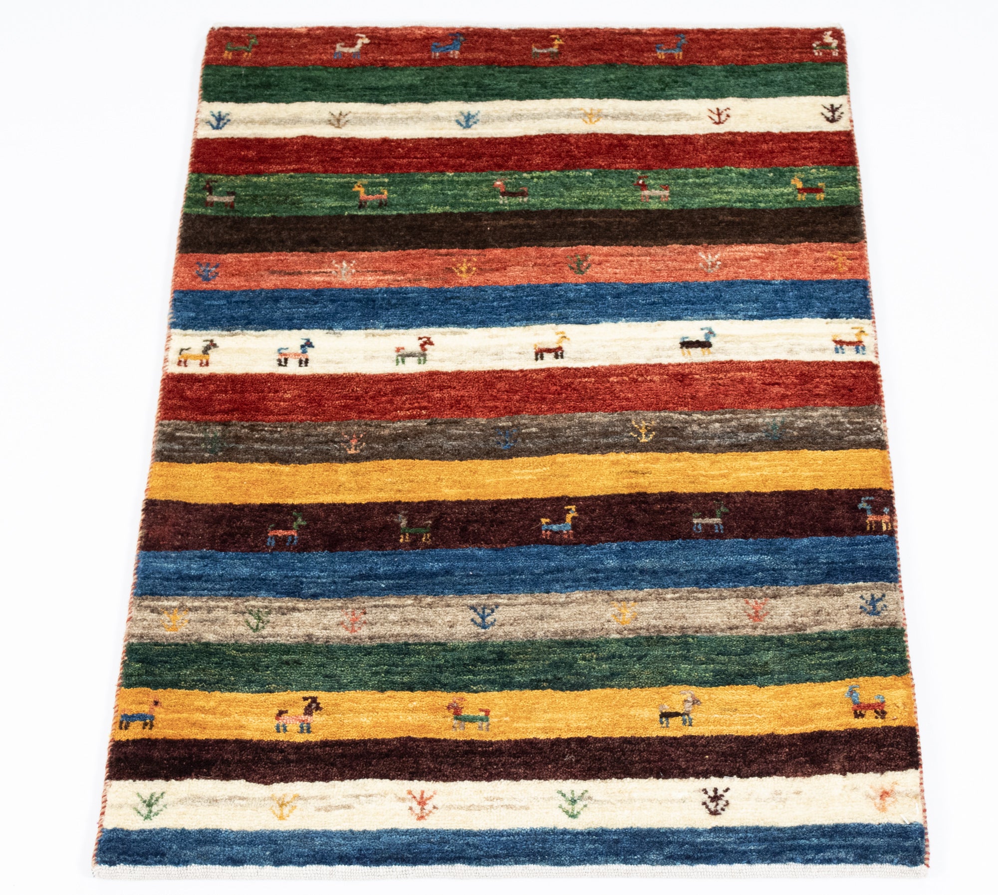 New Pakistani Gabbeh Rug <br> 2'2 x 3'3