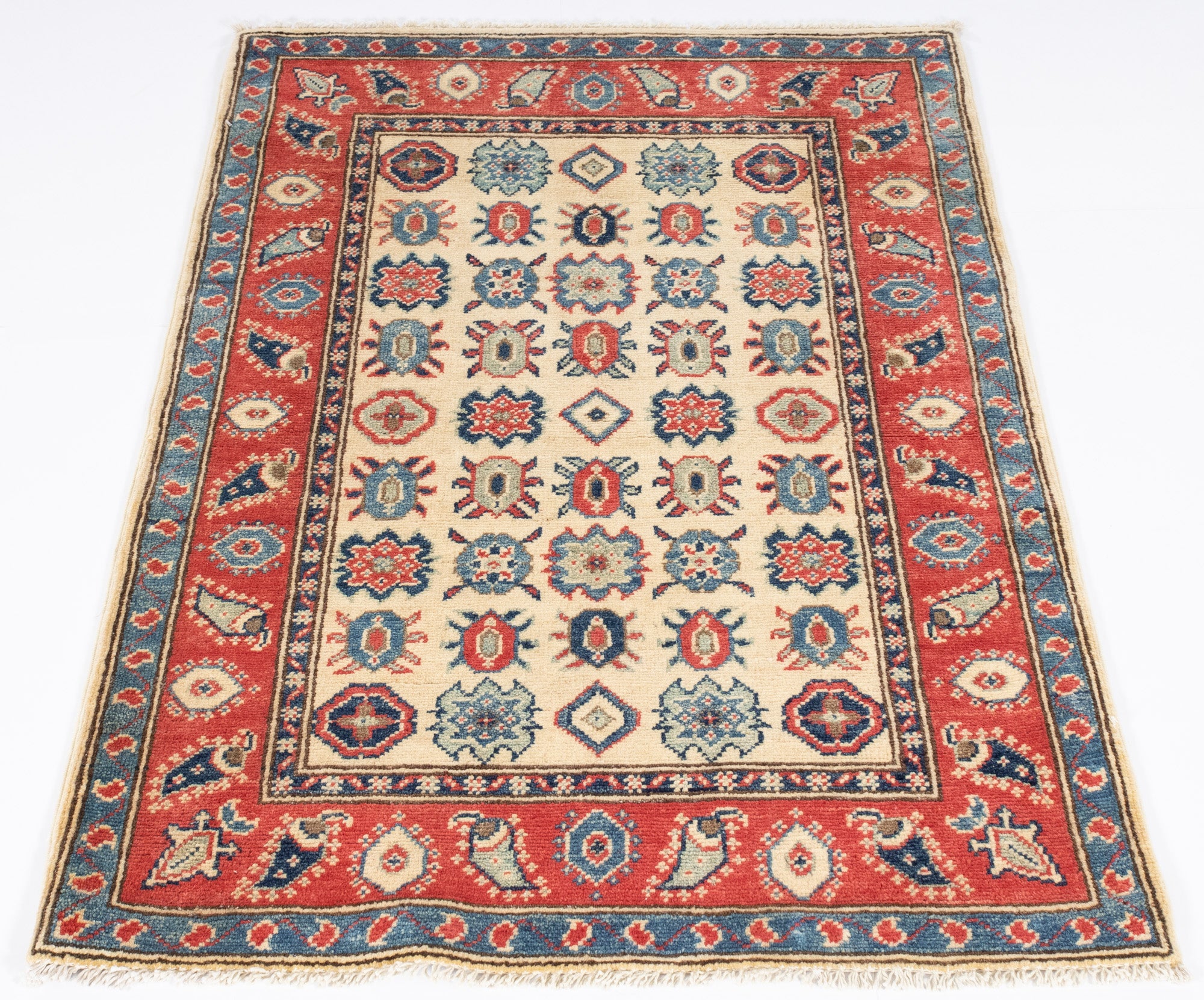 New Pakistani Kazak Rug <br> 2'10 x 4'2