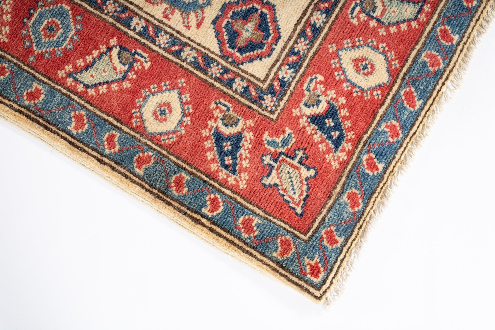 New Pakistani Kazak Rug <br> 2'10 x 4'2