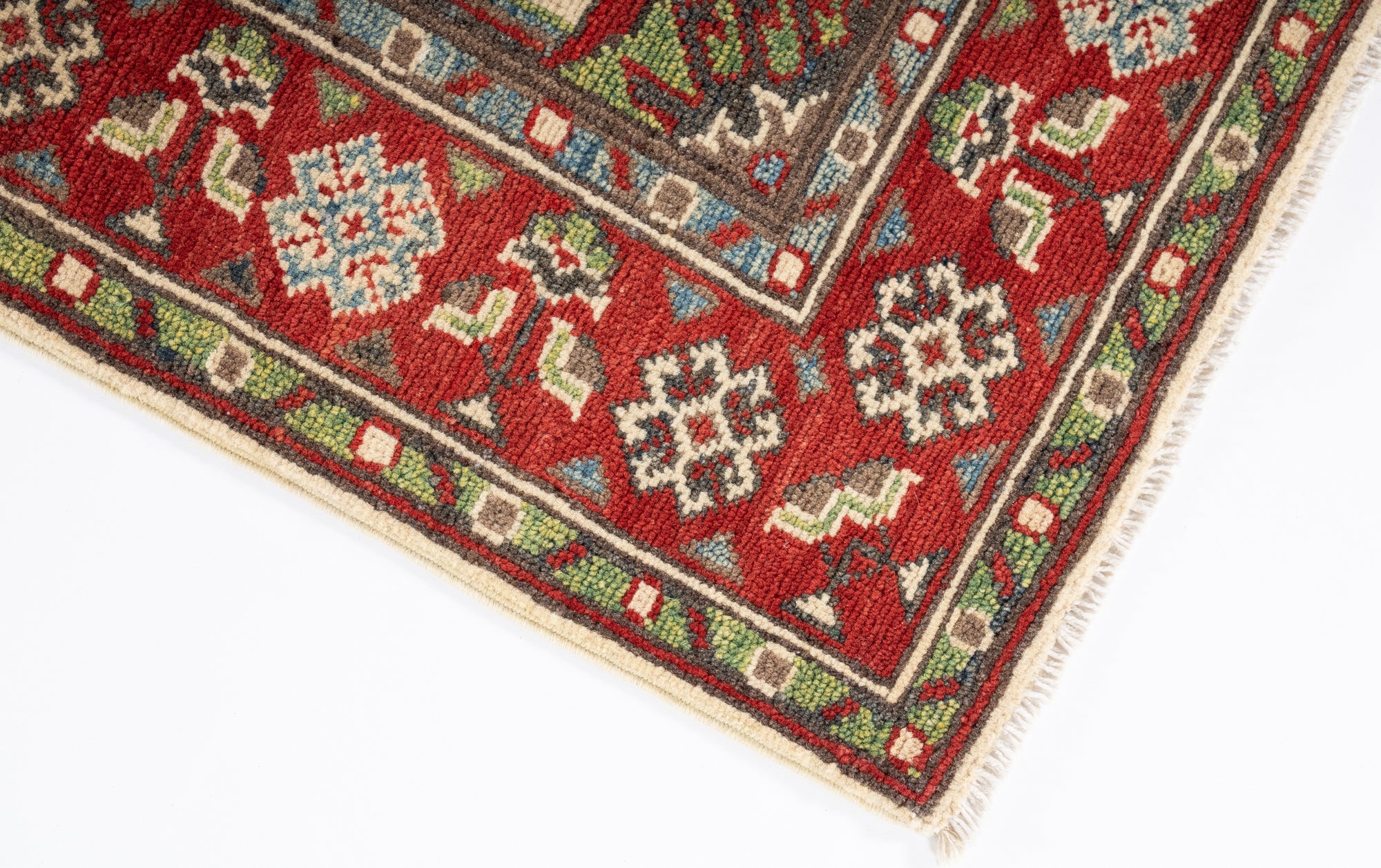 New Pakistani Kazak Rug <br> 2'9 x 4'1