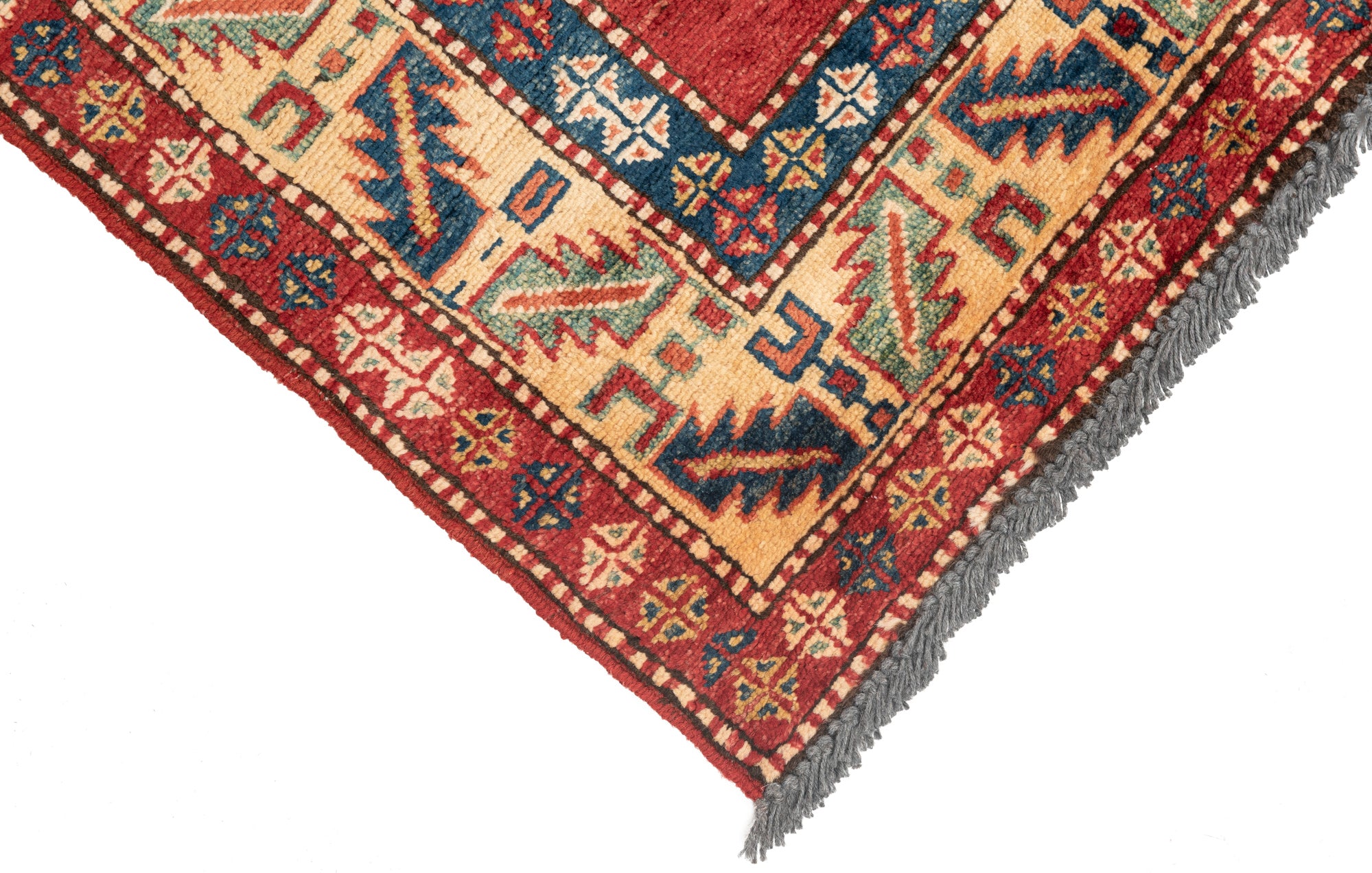 New Pakistani Kazak Rug <br> 3'10 x 5'9