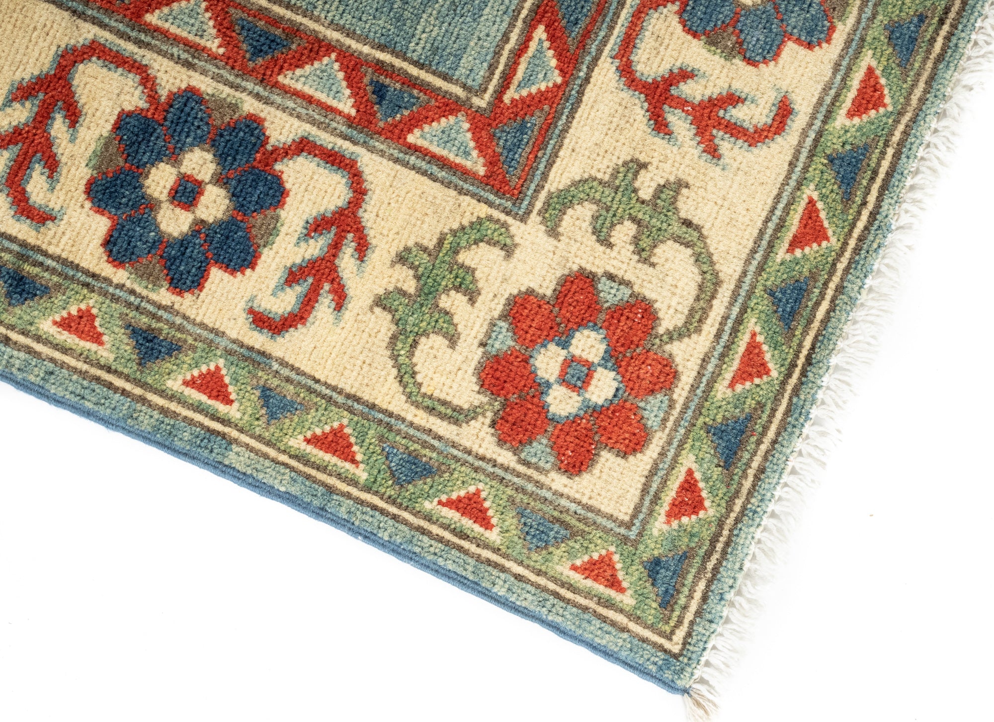 Pakistani Kazak Rug <br> 4'0 × 6'3