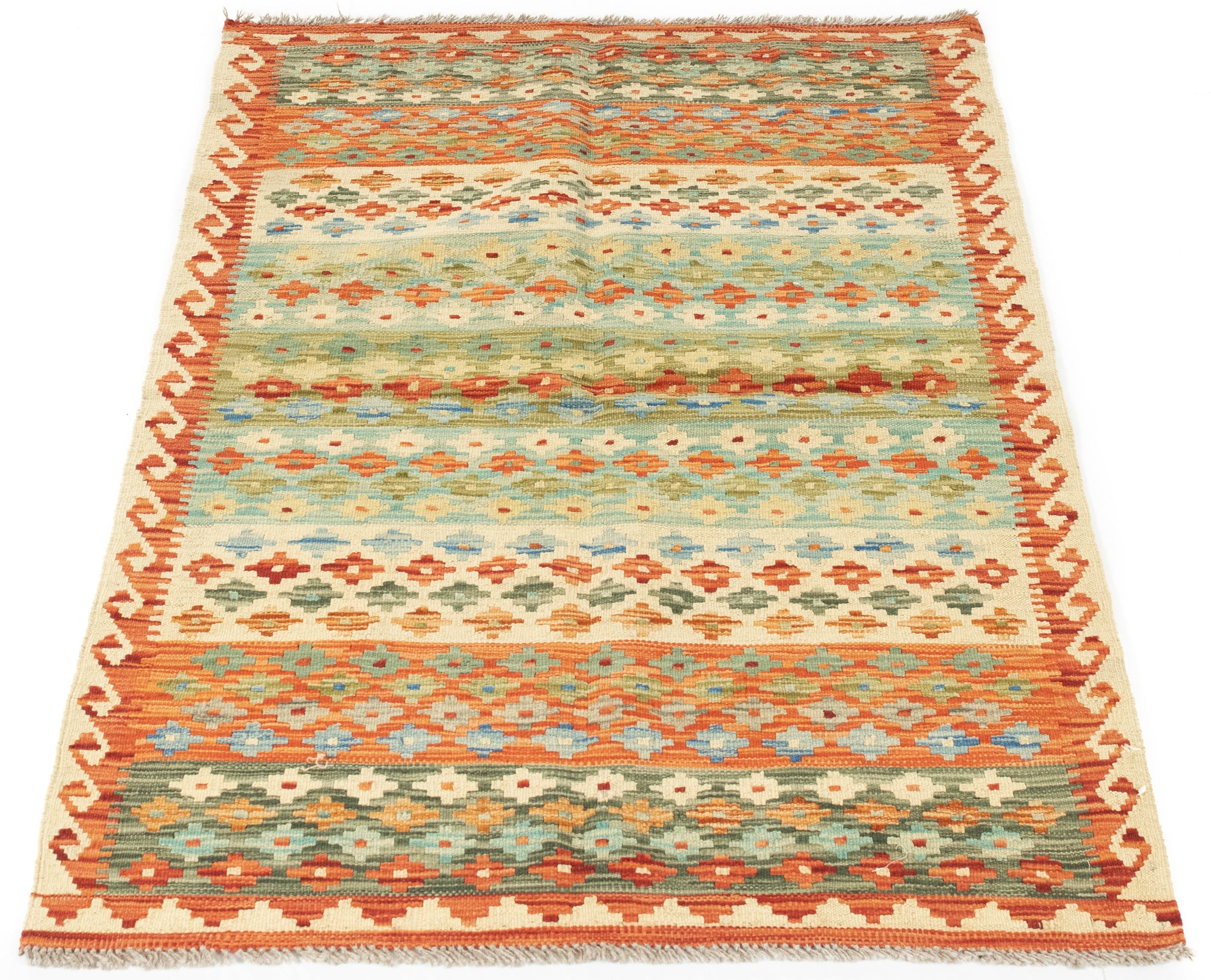 New Pakistani Kilim <br> 3'4 x 5'2